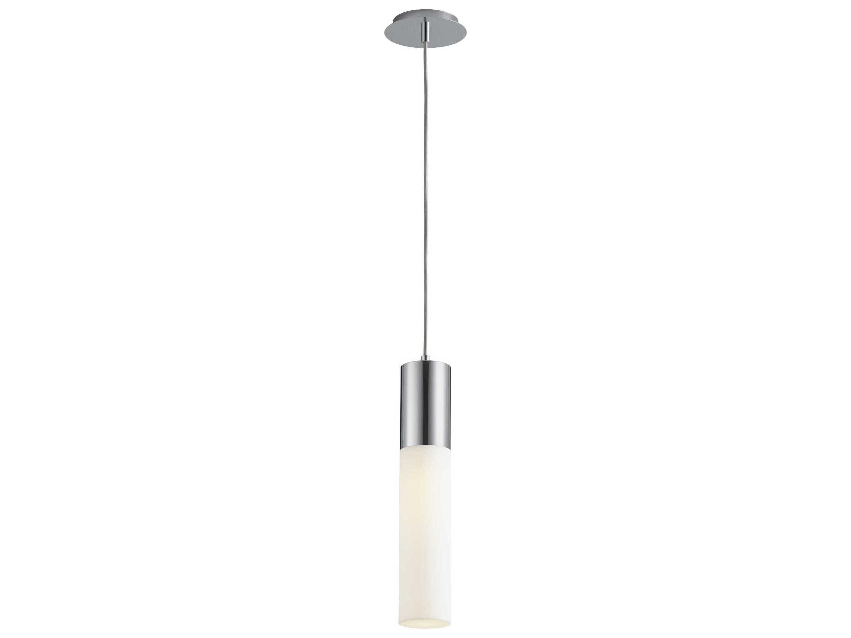 Oxygen by Quorum Magnum 1-Light Polished Chrome Cylinder Mini Pendant
