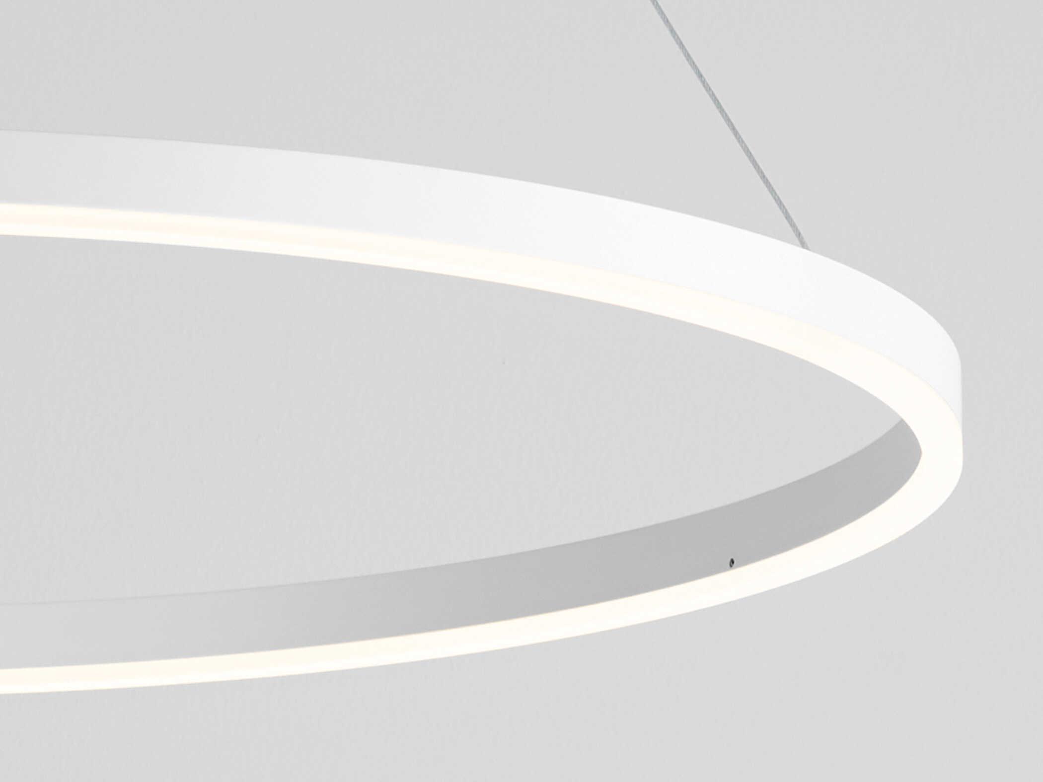 Oxygen by Quorum Circulo 1-Light White Pendant
