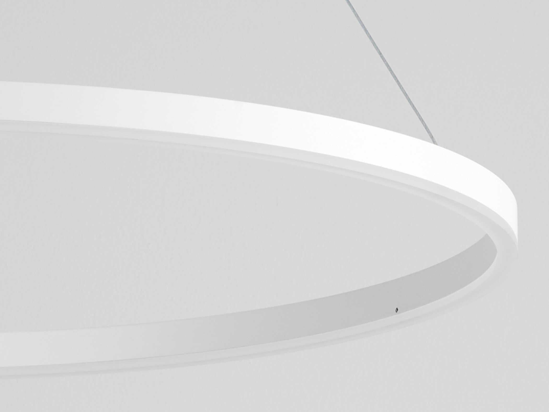 Oxygen by Quorum Circulo 1-Light White Pendant