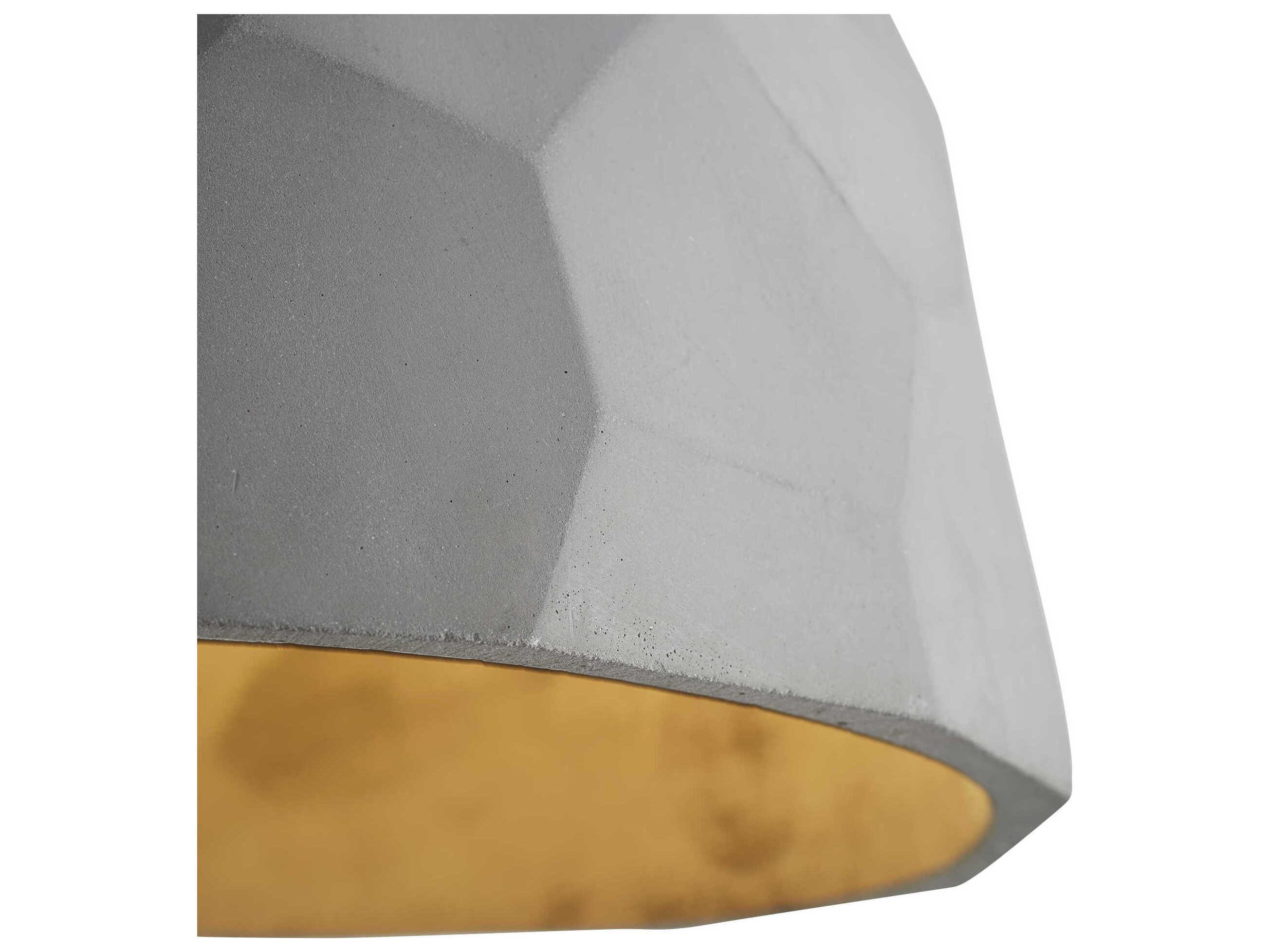 Oxygen by Quorum Maria 1-Light Grey Satin Nickel Pendant
