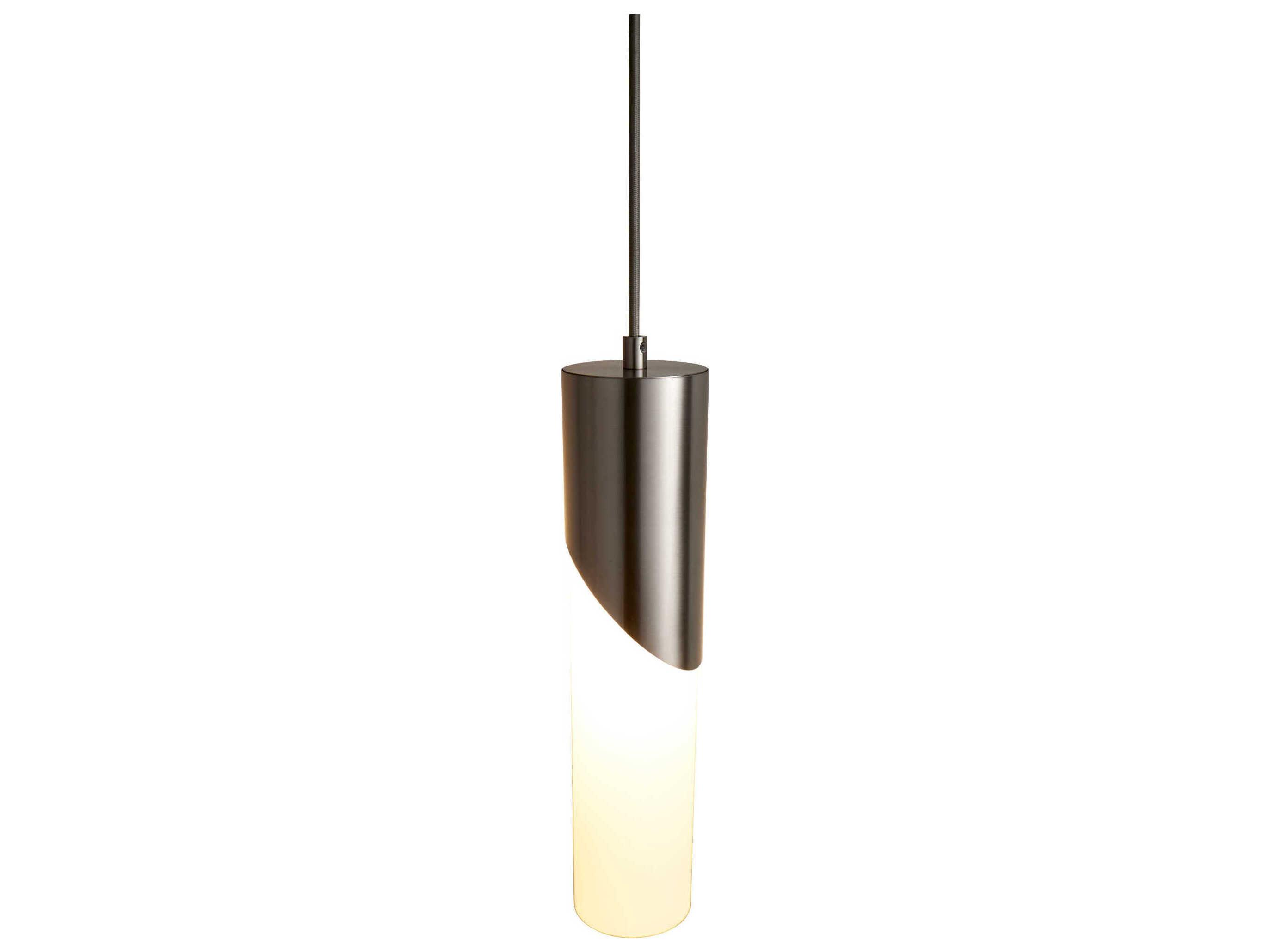 Oxygen by Quorum Ellipse 1-Light Satin Nickel Cylinder Mini Pendant