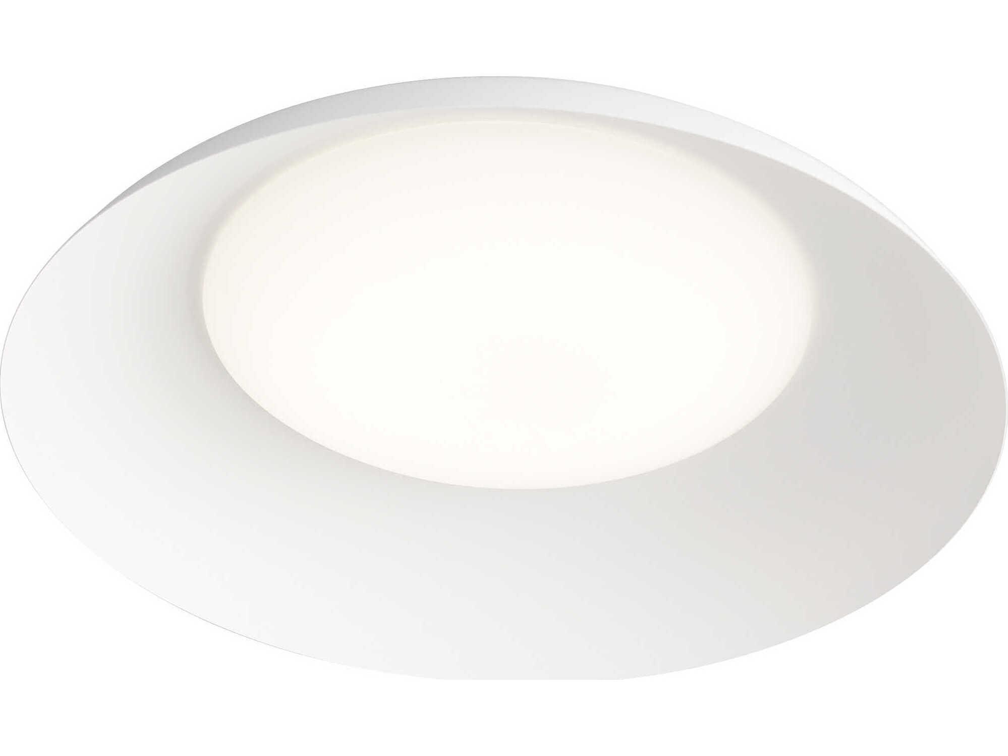 Oxygen by Quorum Bongo 1-Light White Round Flush Mount