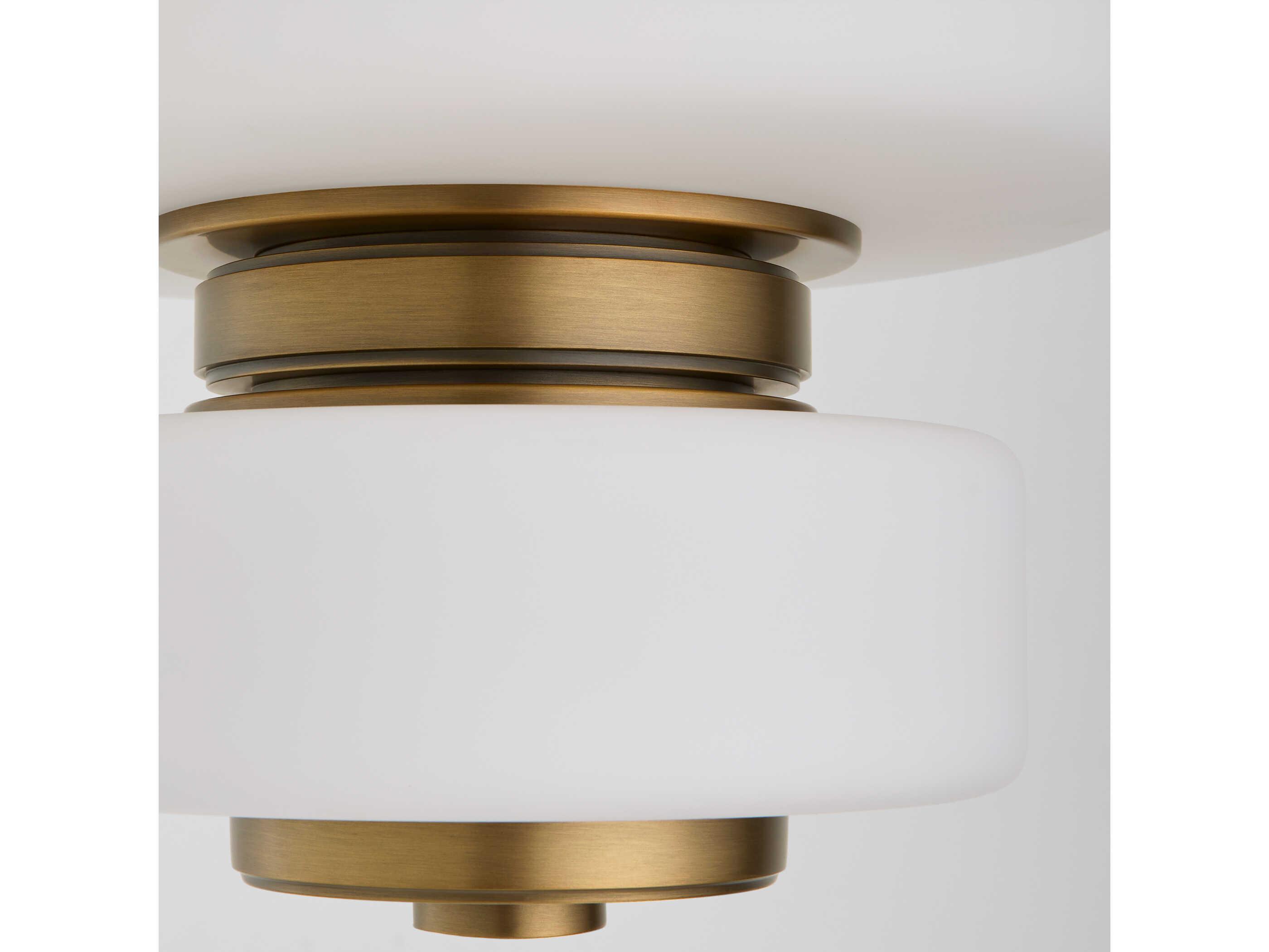 Oxygen by Quorum Favo Brushed Brass Geometric Pendant