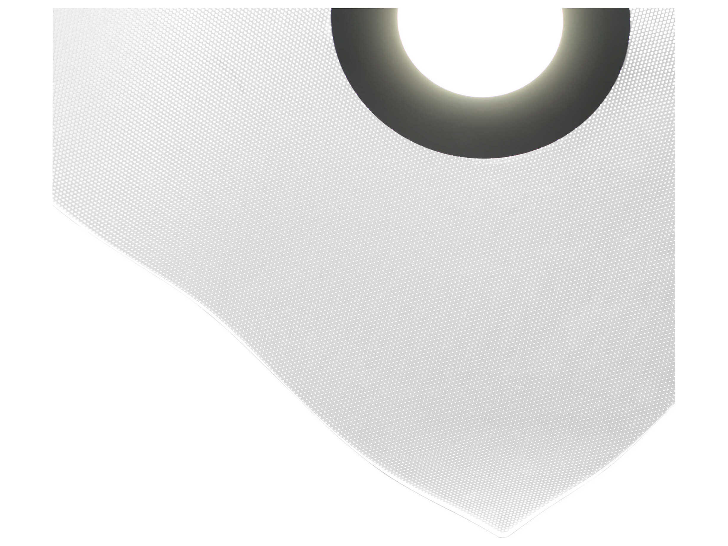 Oxygen by Quorum Medusa 1-Light Black Flush Mount