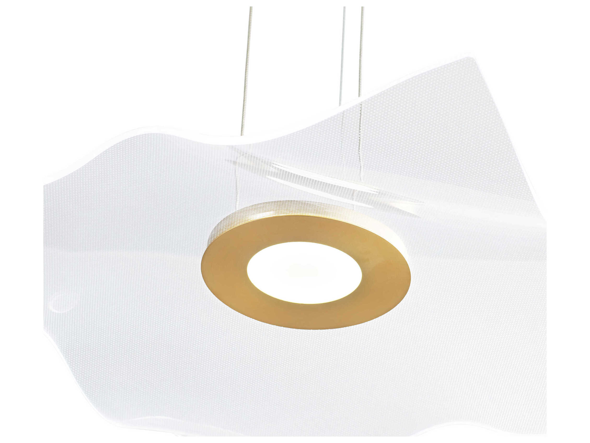 Oxygen by Quorum Medusa 1-Light Aged Brass Pendant