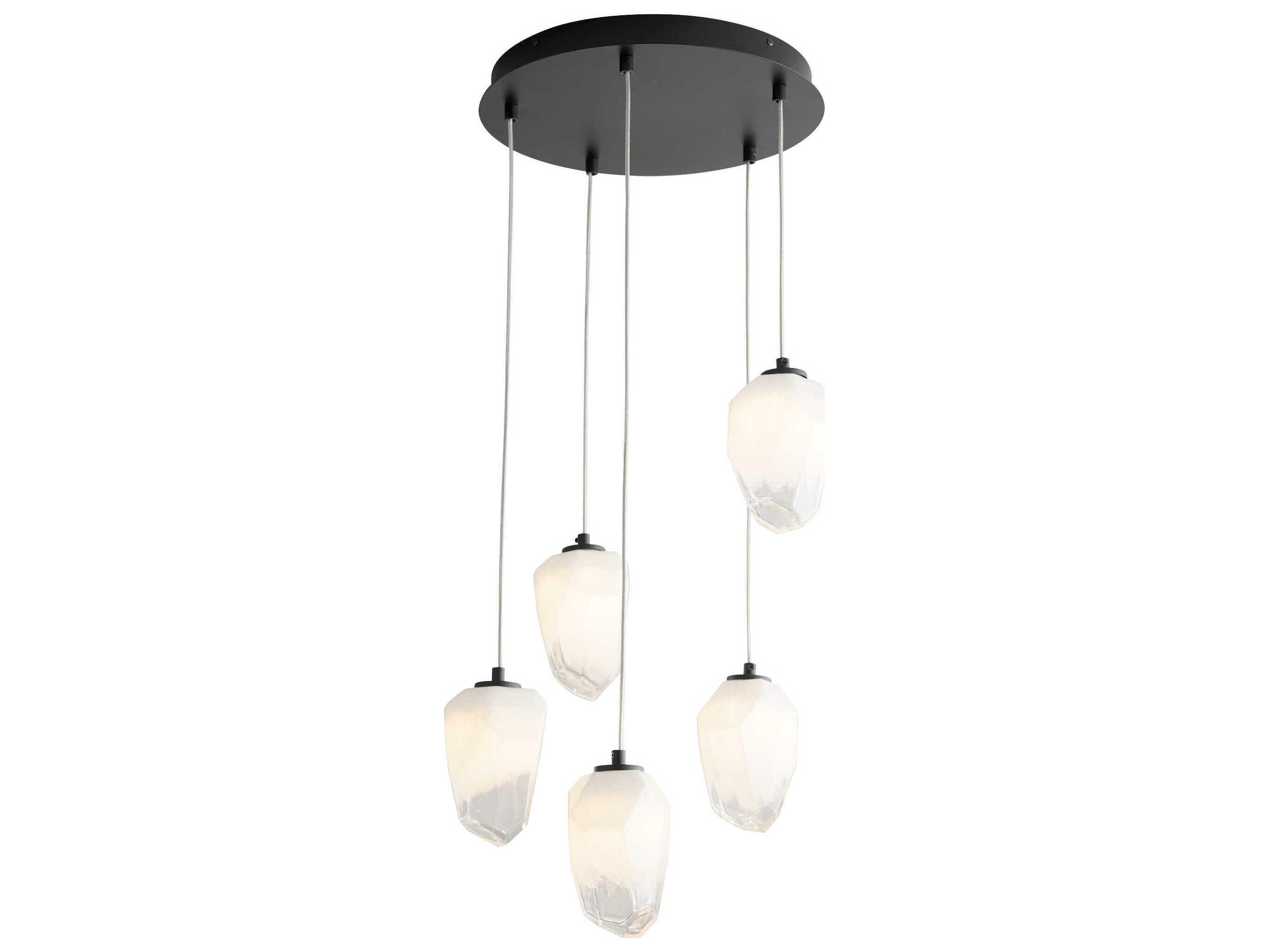 Oxygen by Quorum Vivo 5-Light Black Pendant
