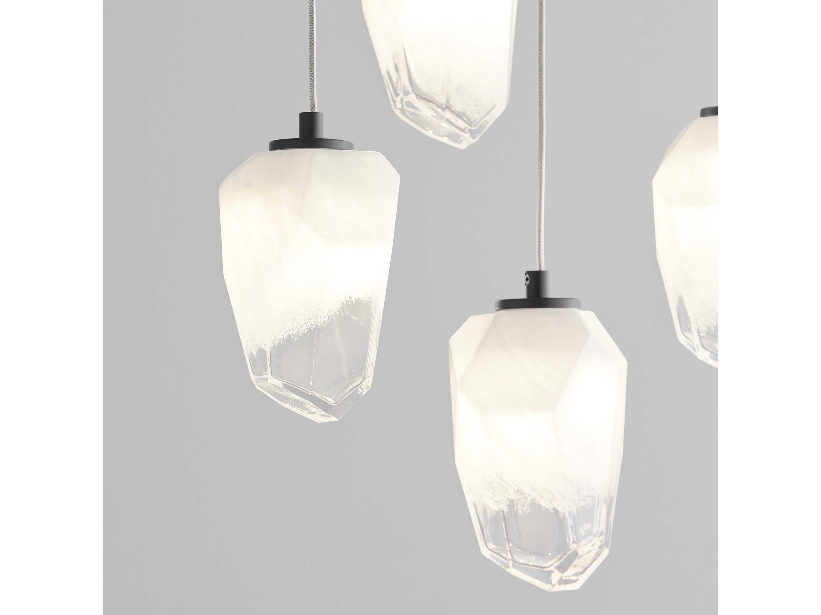 Oxygen by Quorum Vivo 5-Light Black Pendant