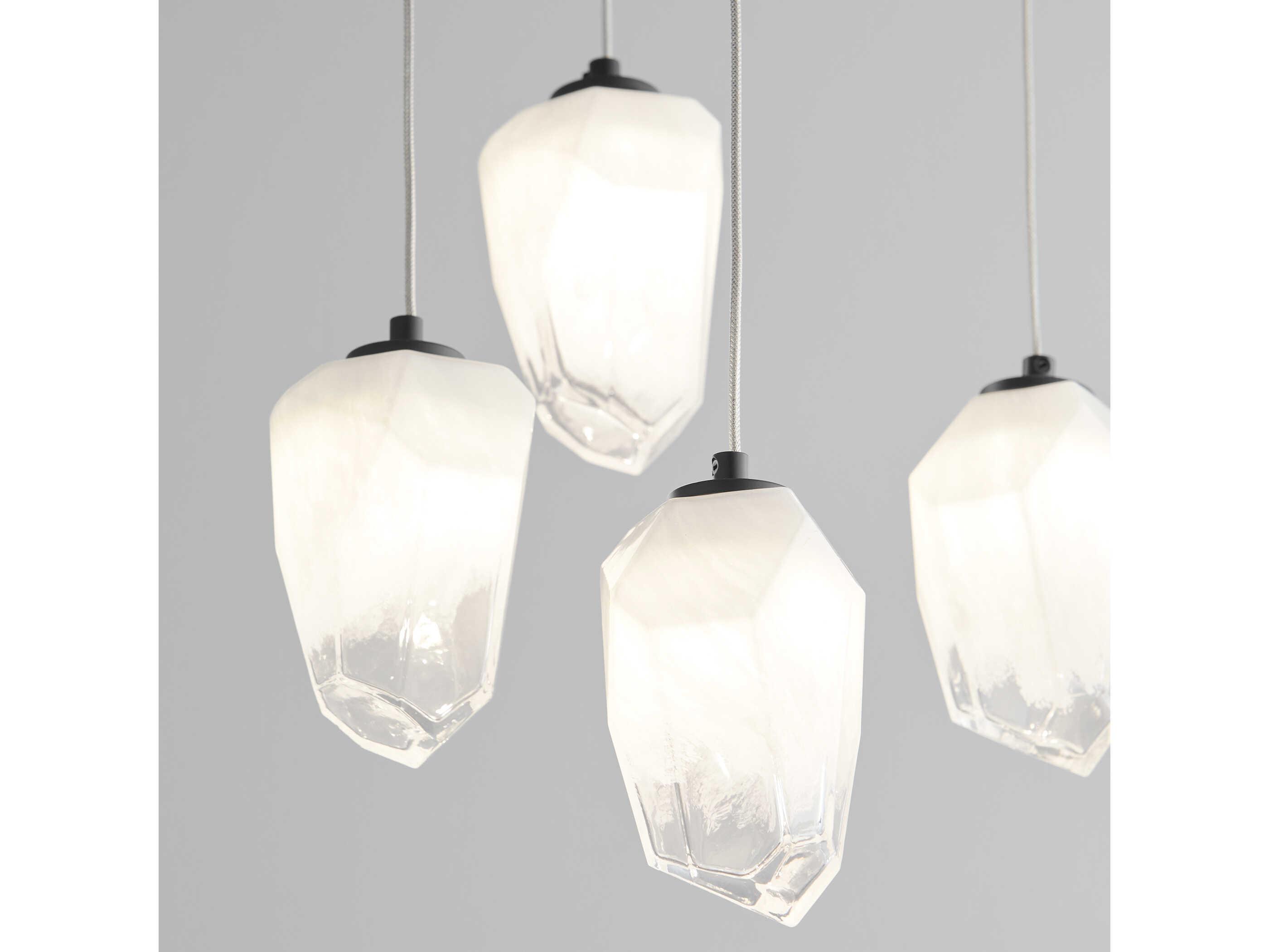 Oxygen by Quorum Vivo 5-Light Black Pendant