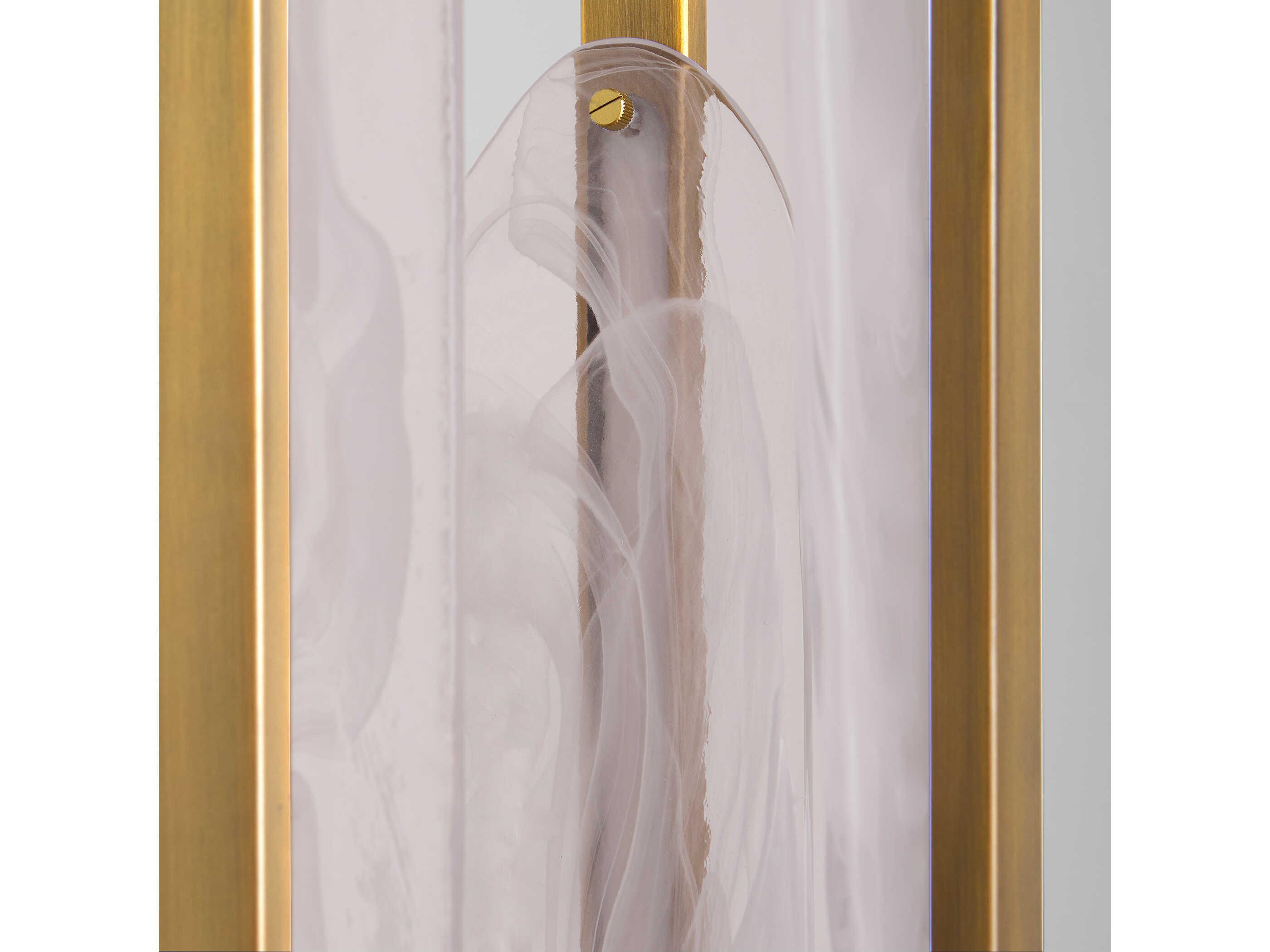 Oxygen by Quorum Avian 4-Light Brushed Brass Geometric Pendant