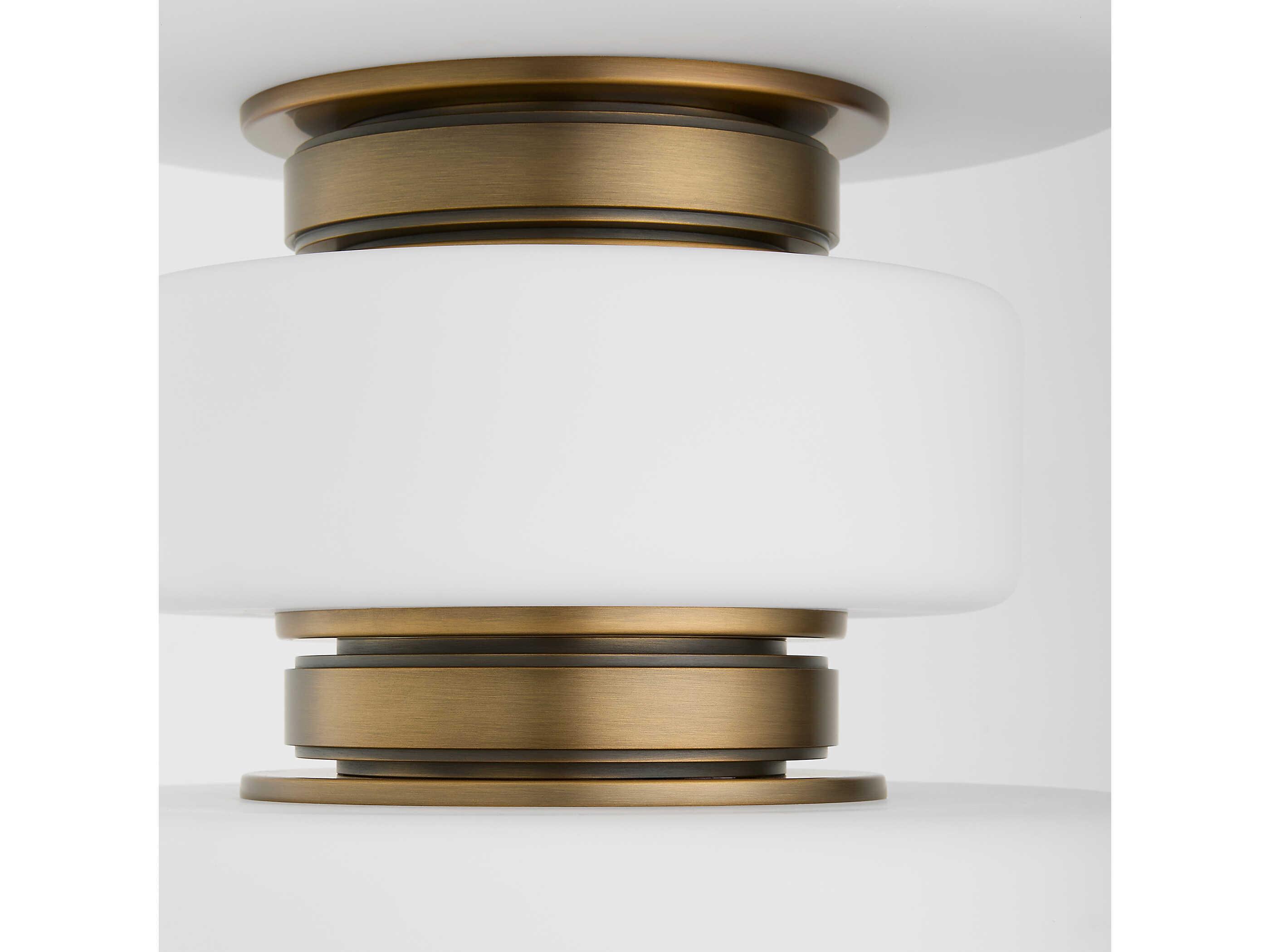 Oxygen by Quorum Favo Brushed Brass Geometric Tiered Pendant