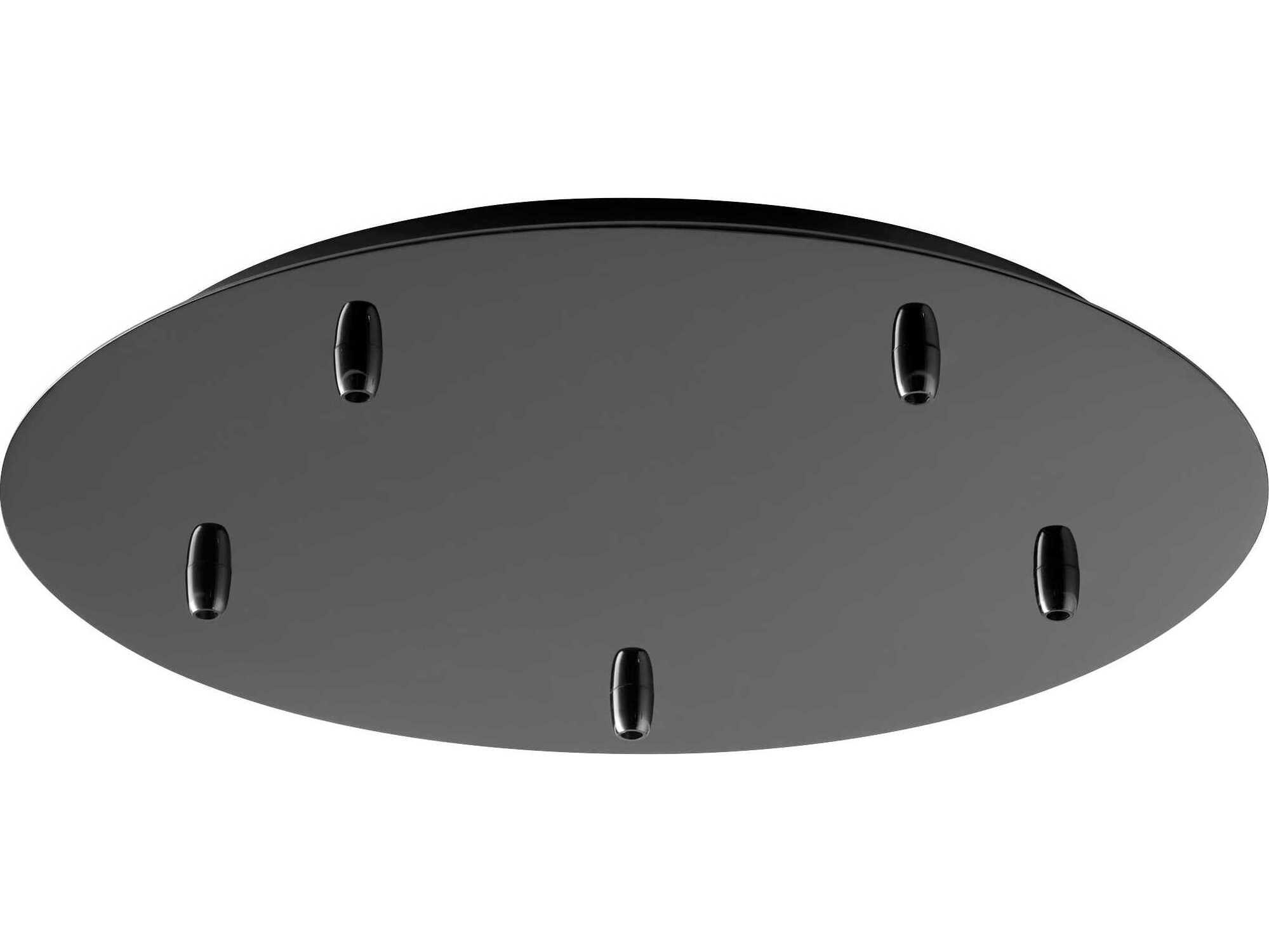 Oxygen by Quorum Gunmetal 5-Light Pendant Canopy