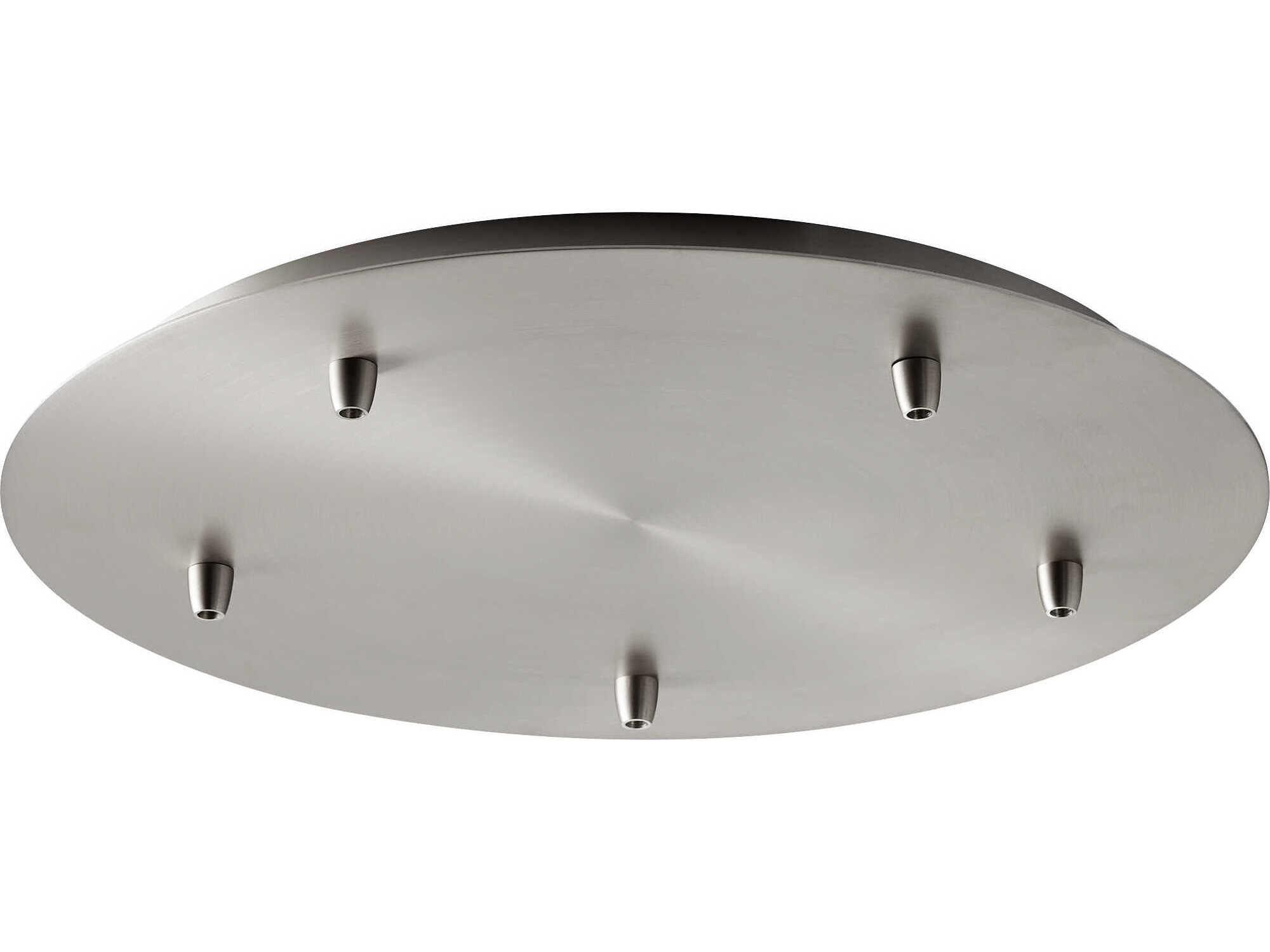 Oxygen by Quorum Satin Nickel 5-Light Pendant Canopy
