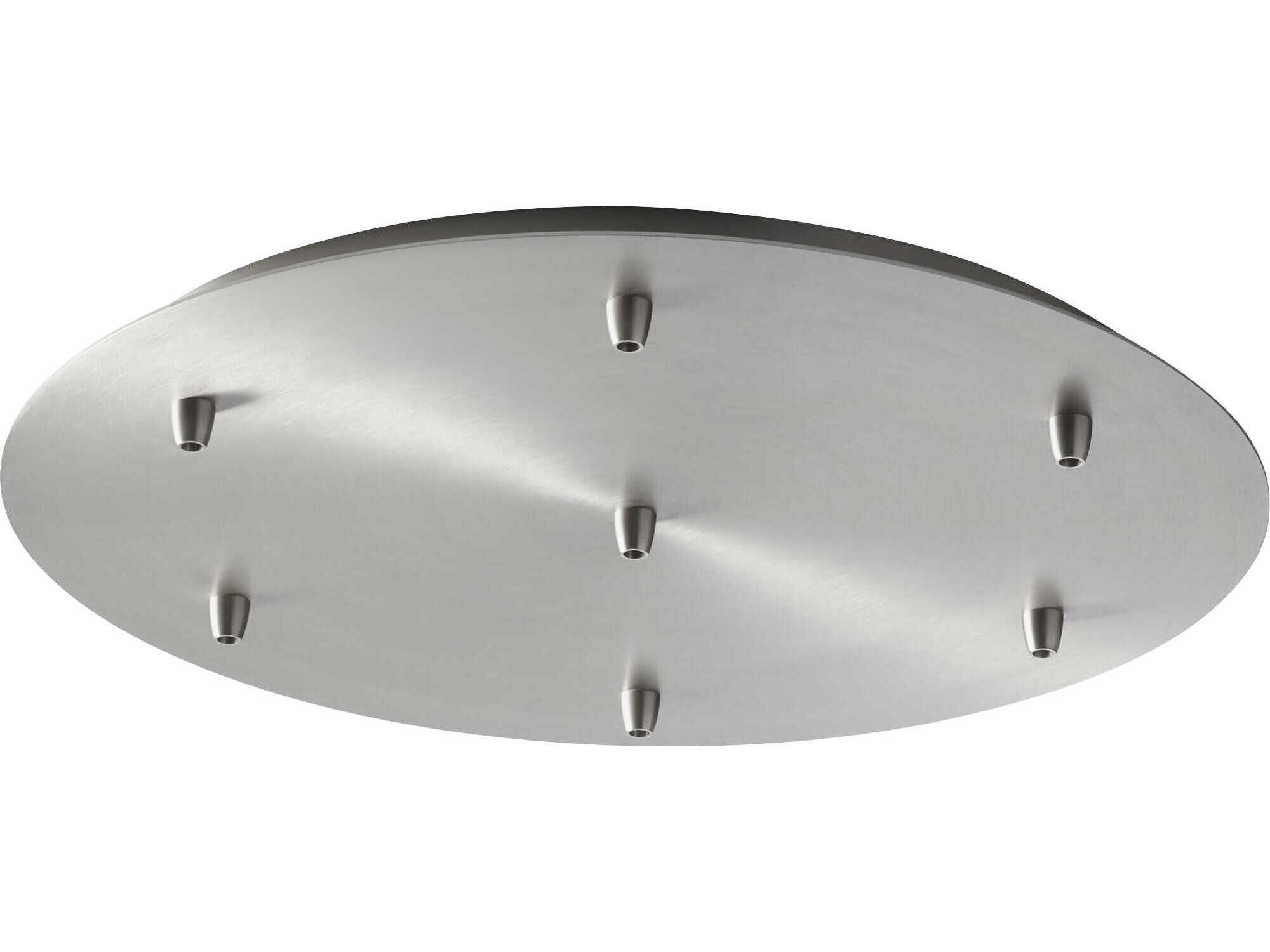 Oxygen by Quorum Satin Nickel 7-Light Pendant Canopy