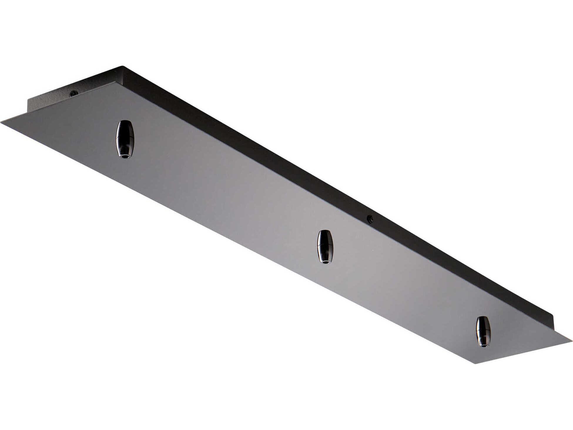 Oxygen by Quorum Gunmetal 3-Light Linear Canopy