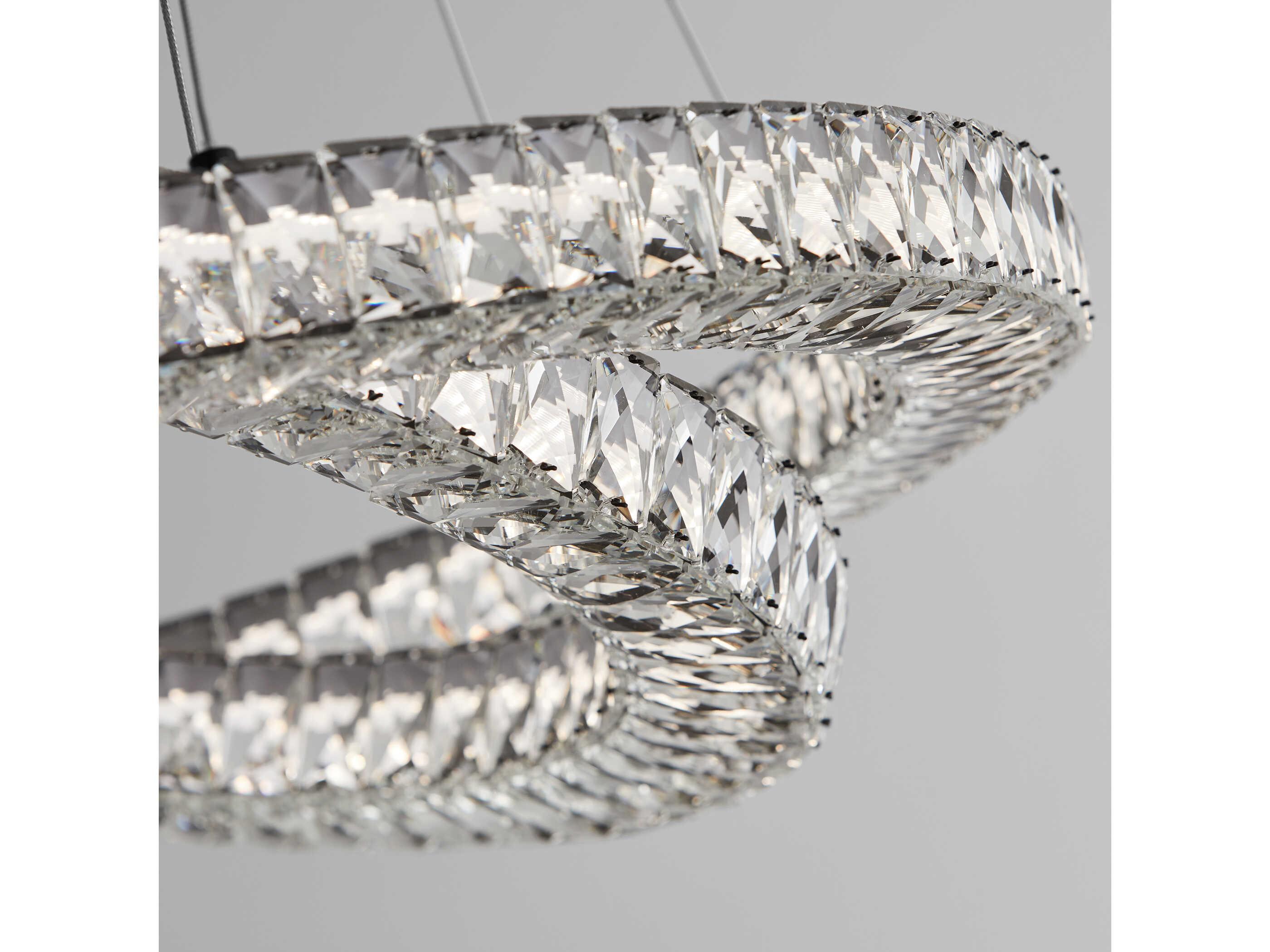 Oxygen by Quorum Elan 2-Light Black Round Pendant