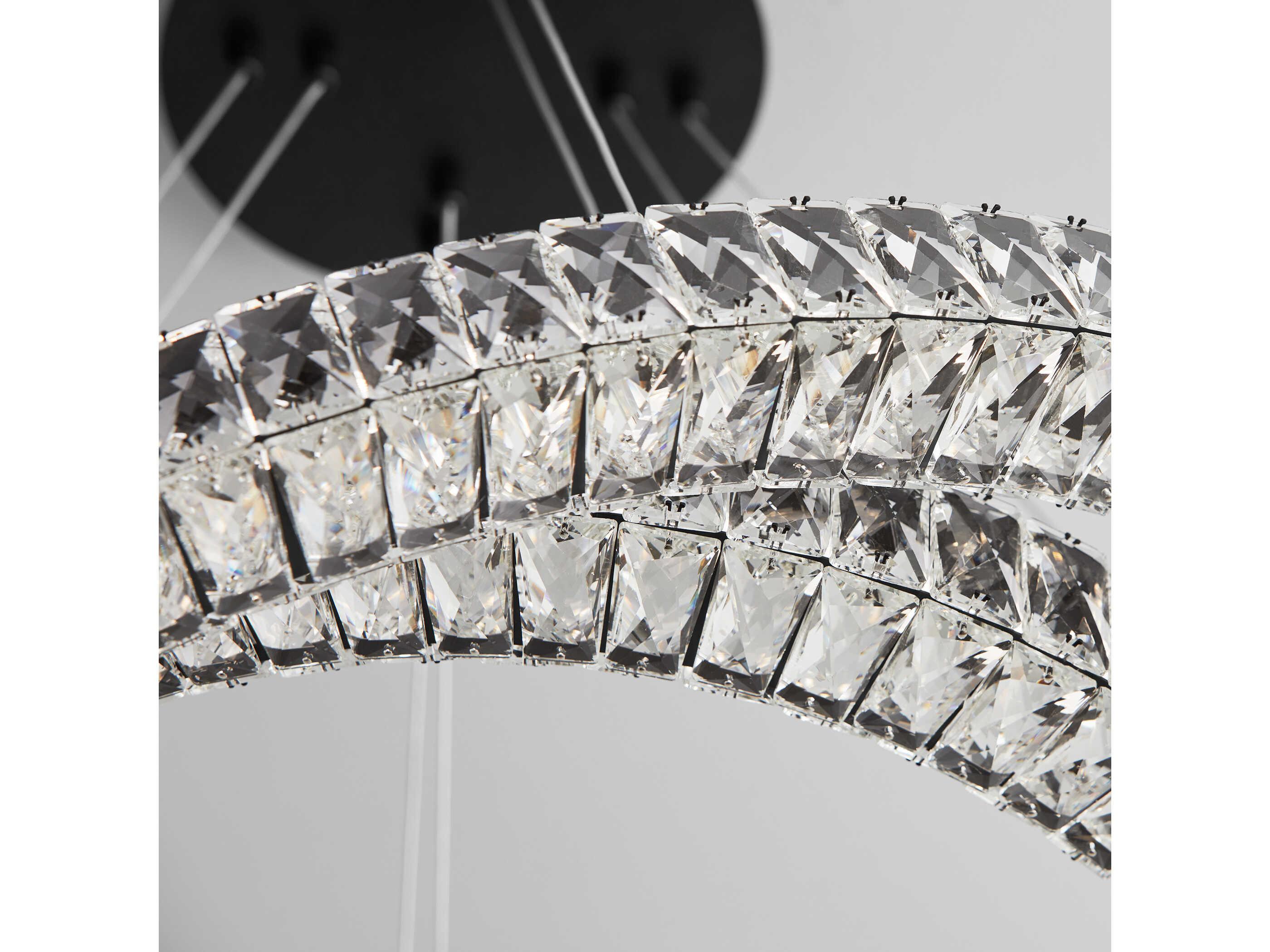 Oxygen by Quorum Elan 2-Light Black Round Pendant