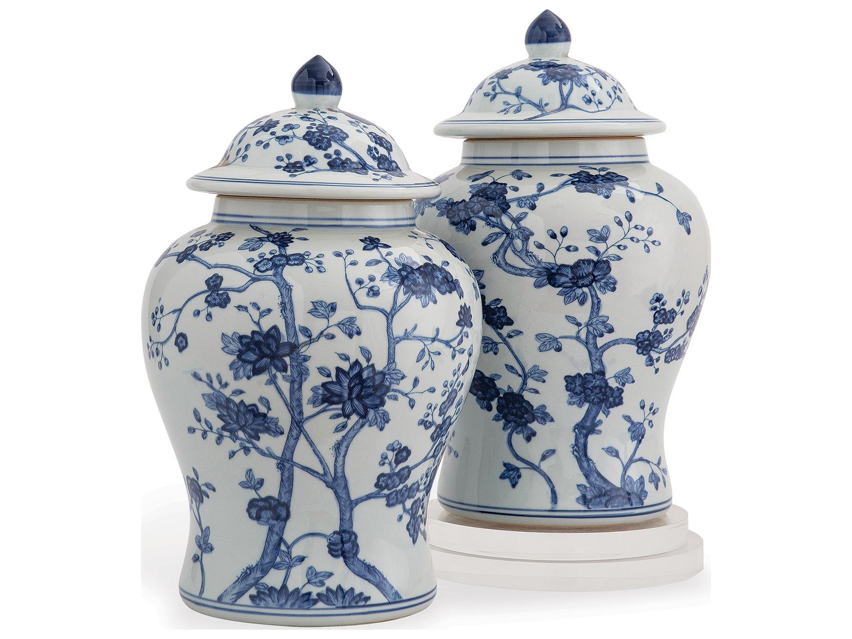 Port 68 Georgia Blue Small Jar 18"H