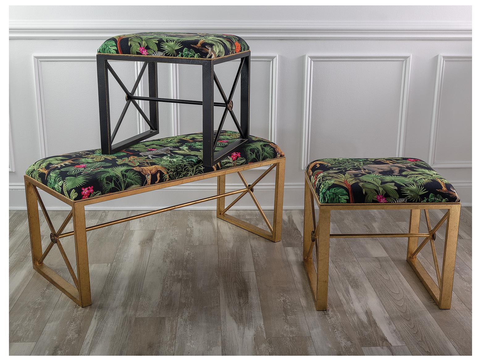 Port 68 Medallion Gold Single Safari Bench  Kit