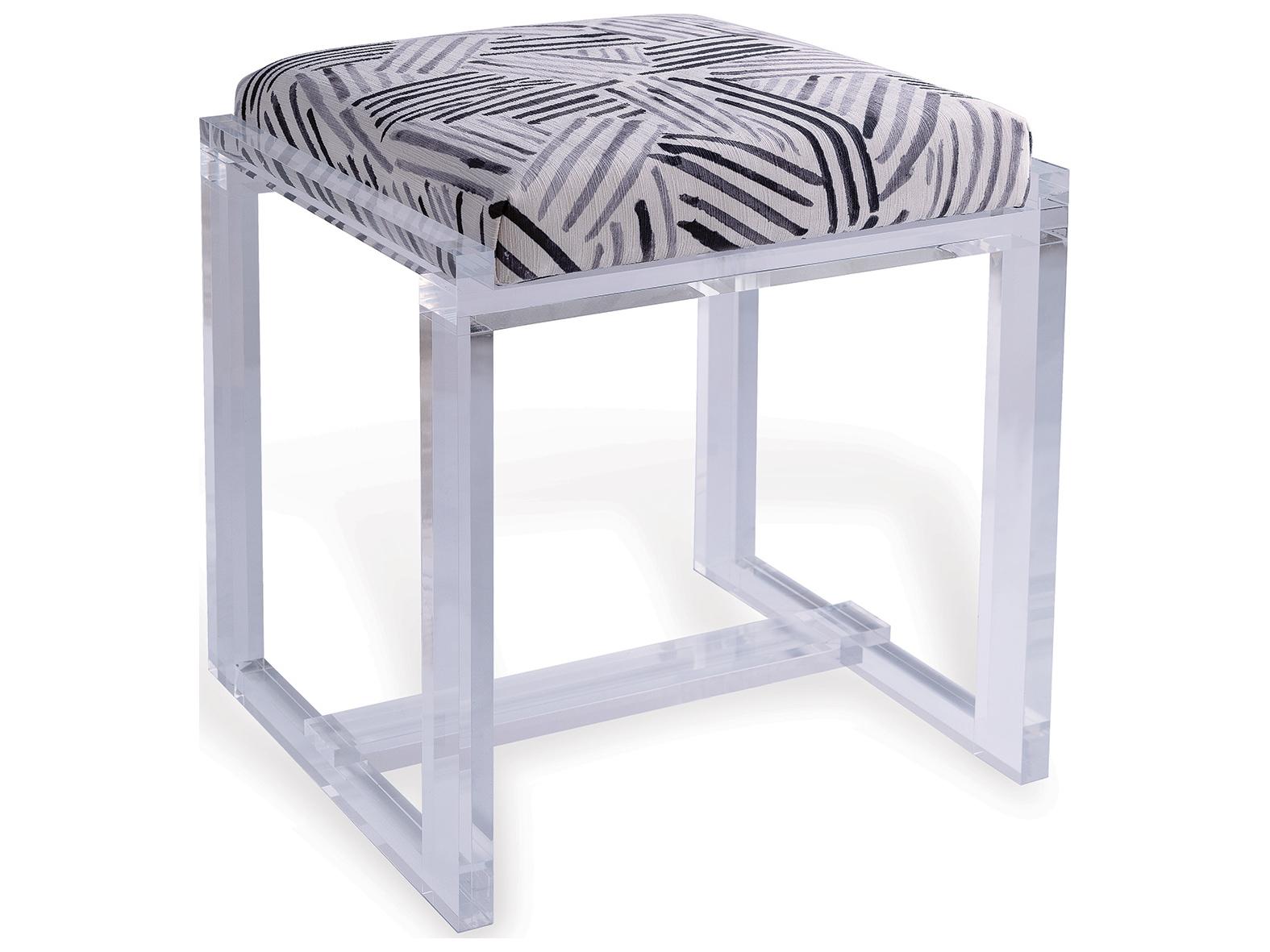 Port 68 Glencoe Lucite Bench - Glacometti Kit/19"H X 18"W X 16"D