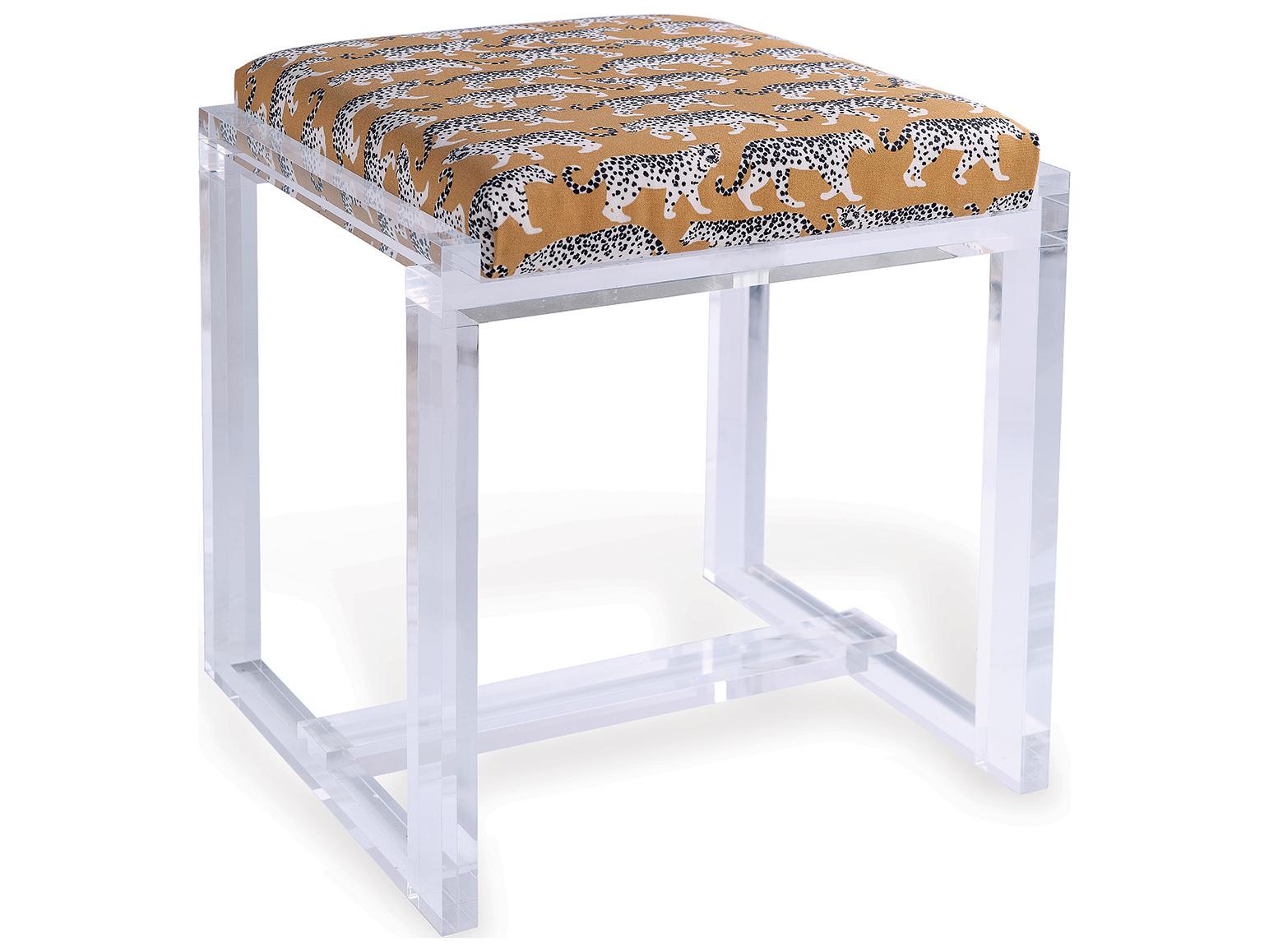 Port 68 Glencoe Lucite Bench - Prowling Khaki Kit/19"H X 18"W X 16"D