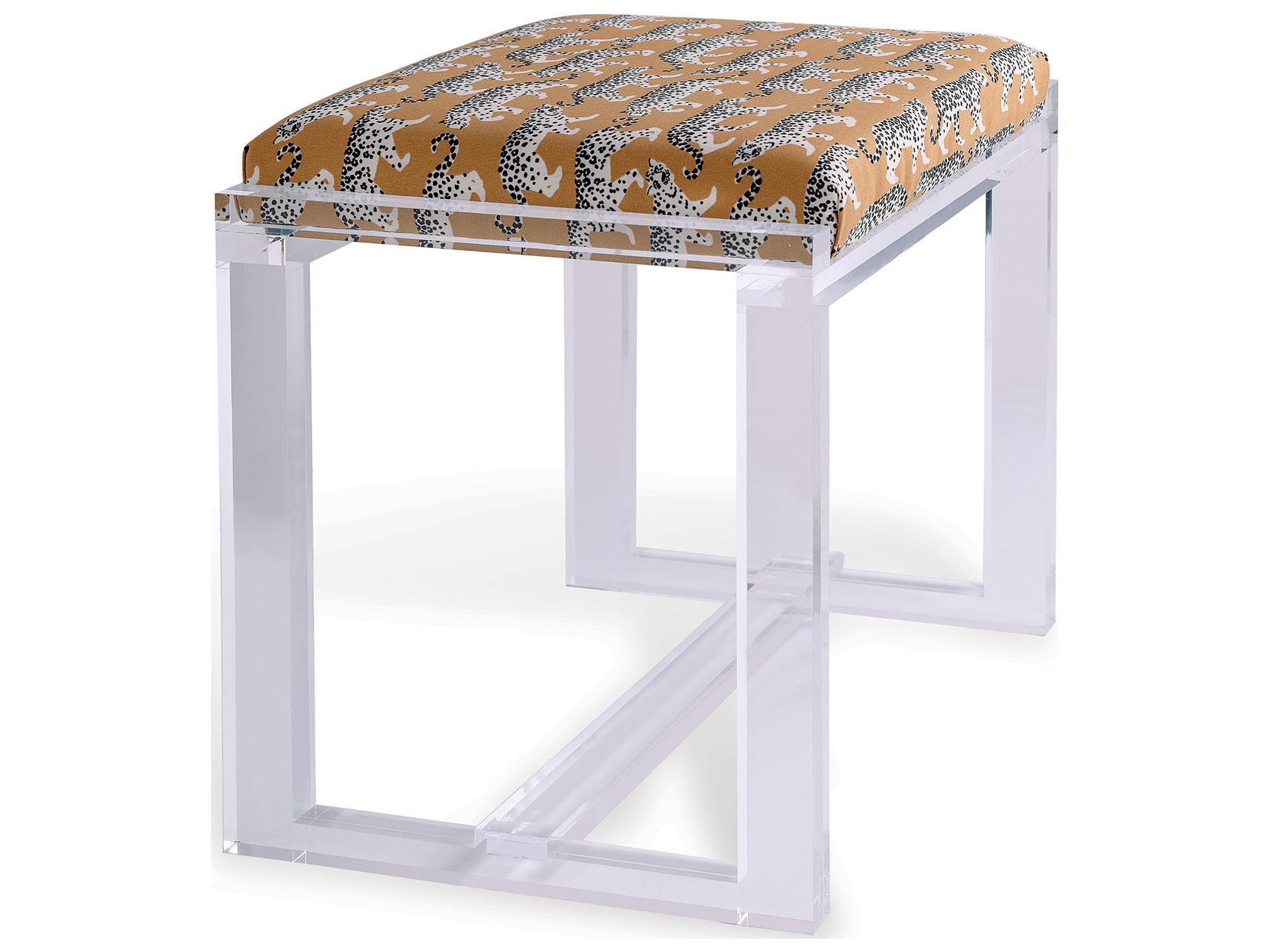 Port 68 Glencoe Lucite Bench - Prowling Khaki Kit/19"H X 18"W X 16"D