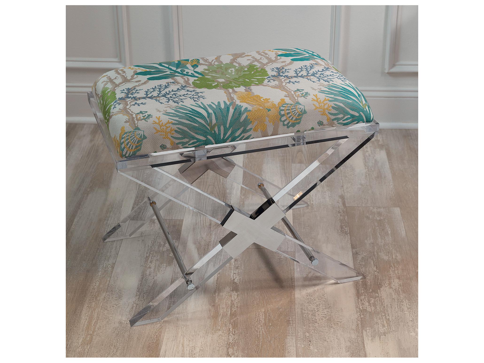 Port 68 Crossing Lucite Bench  Coral Kit  *