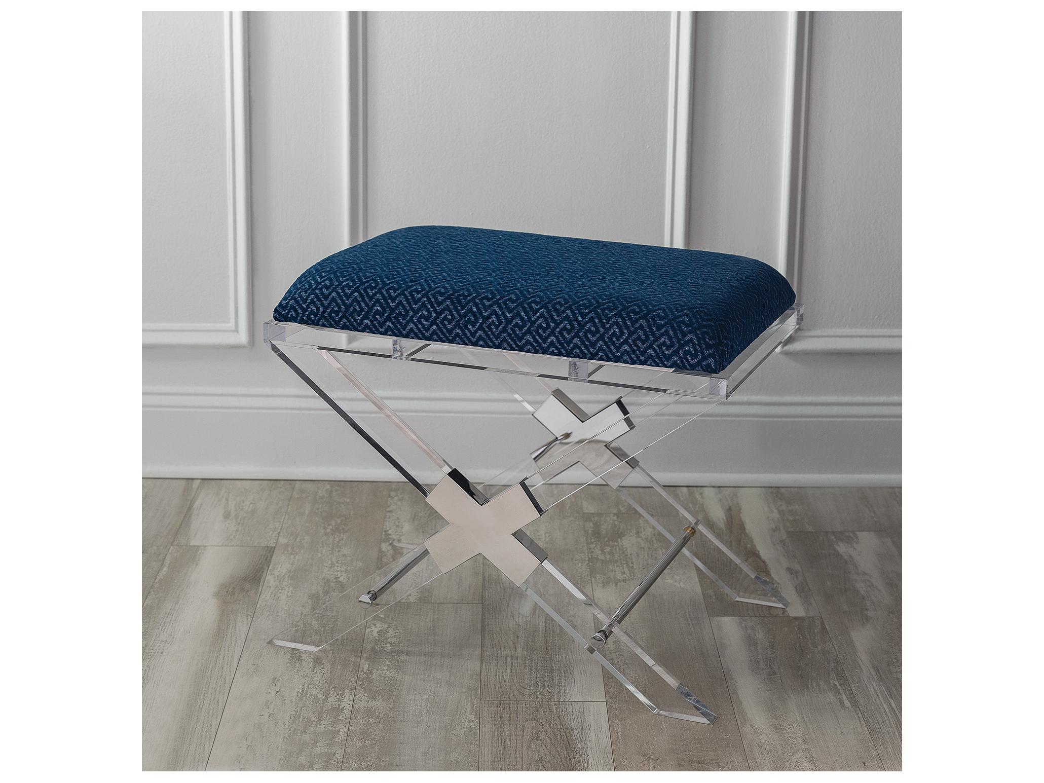 Port 68 Crossing Nigel Blue Bench  *