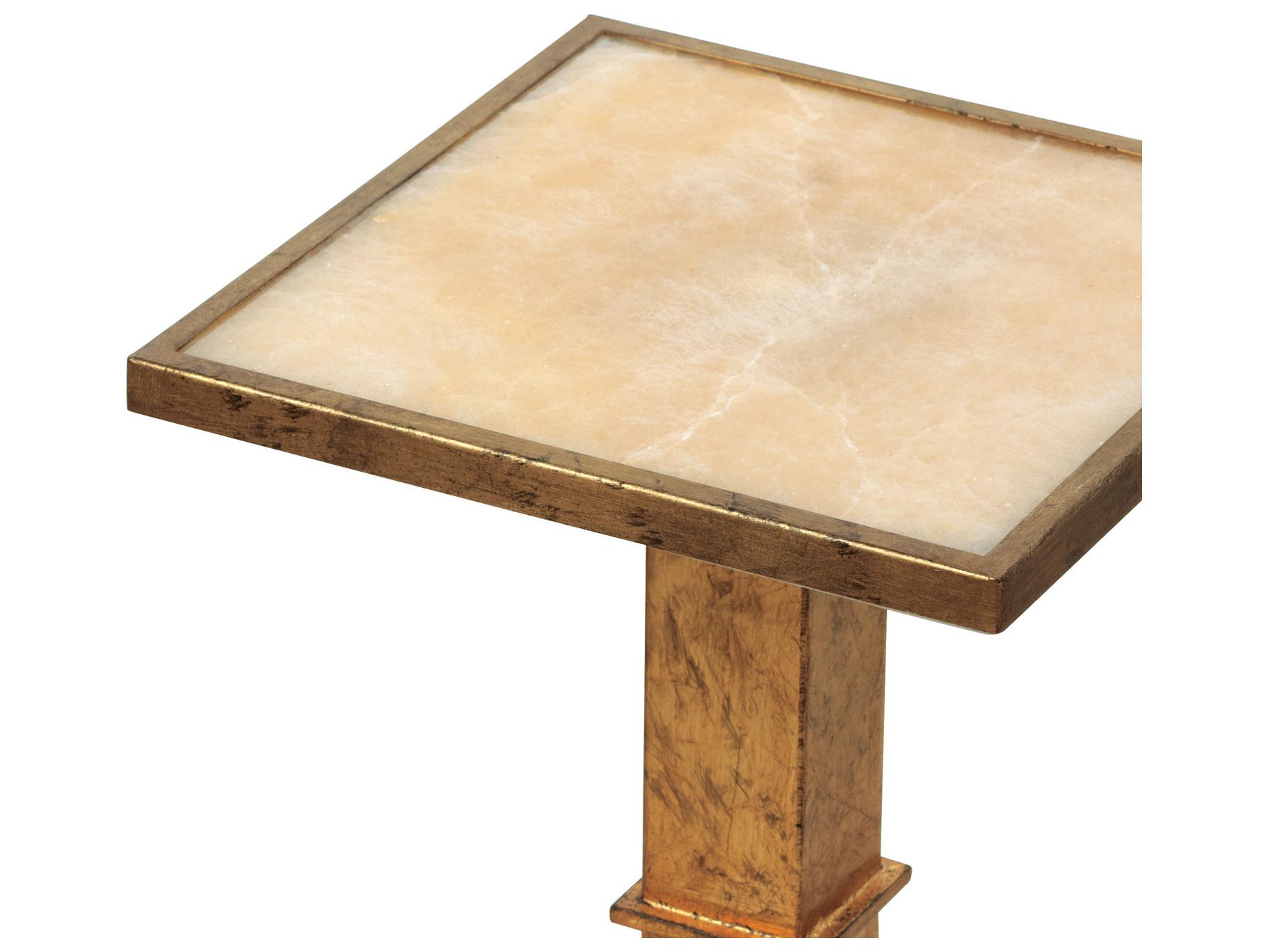 Port 68 Blake Gold Accent Table 23"H