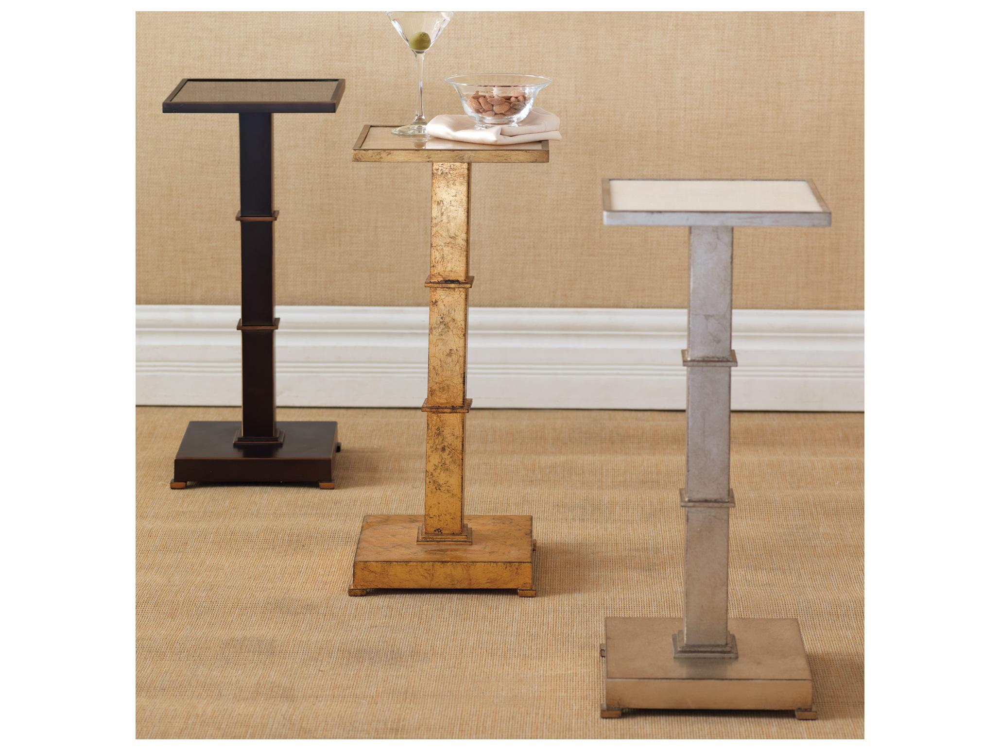 Port 68 Blake Gold Accent Table 23"H