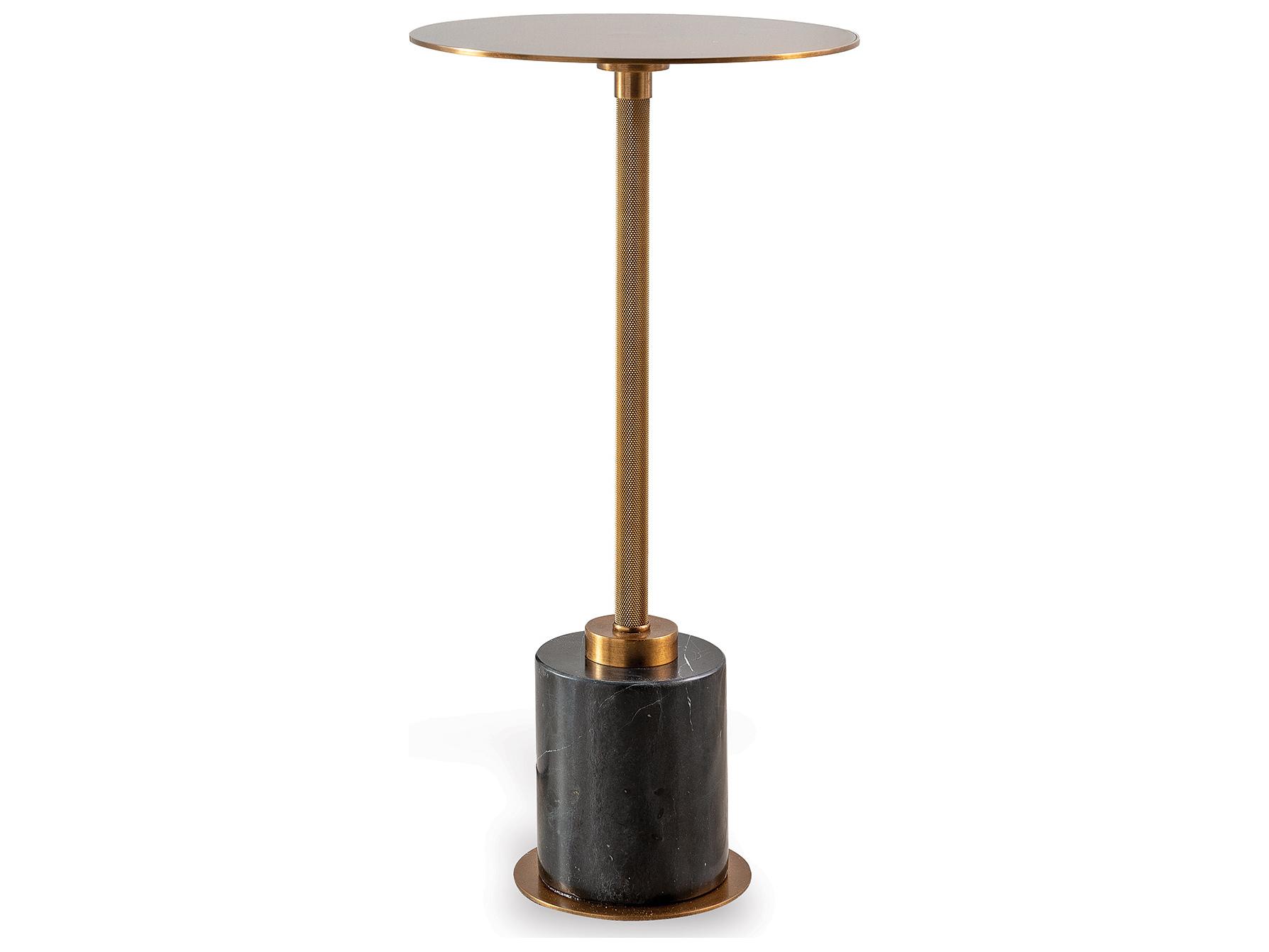Port 68 Parliament Brass Table 23"Hx12"D