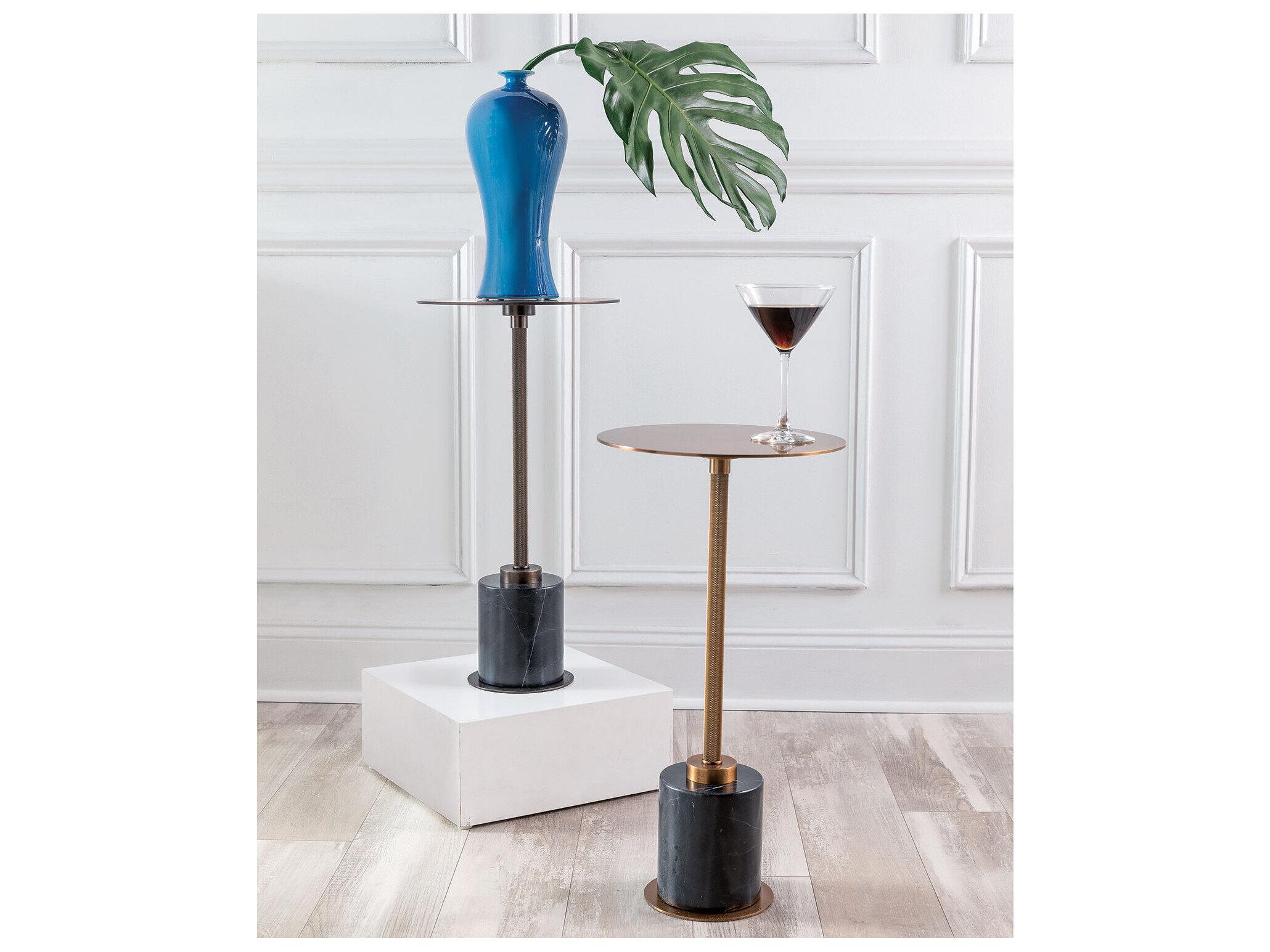 Port 68 Parliament Bronze Table 23"Hx12"D