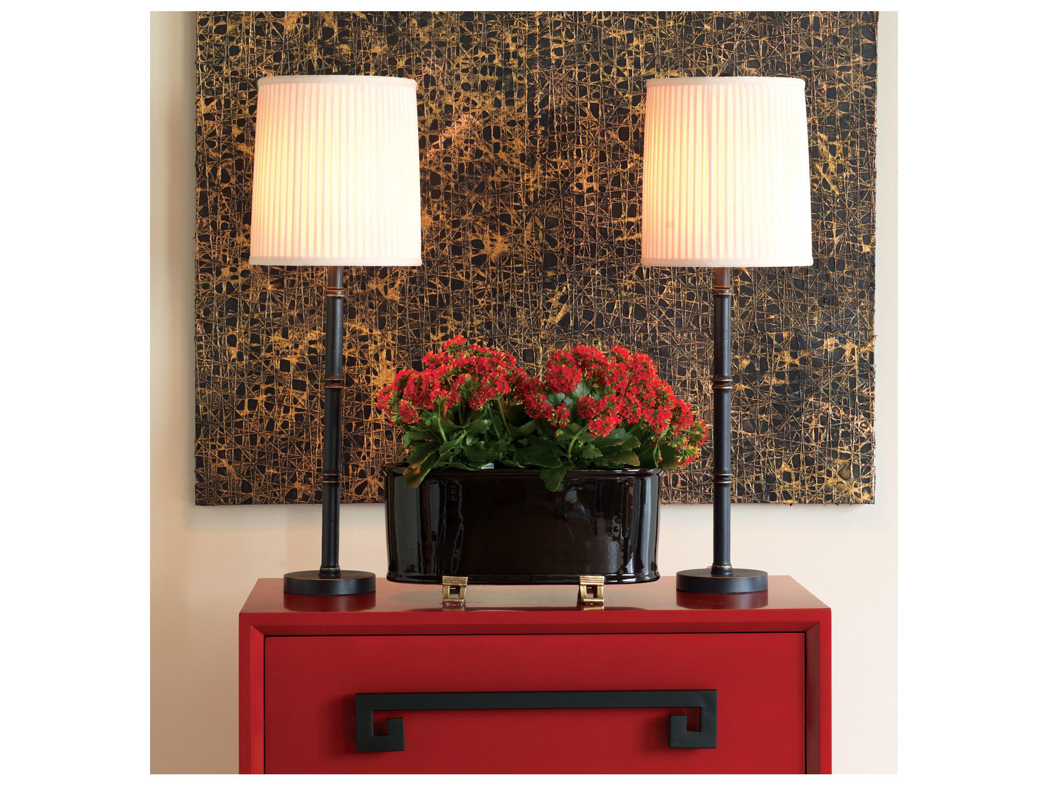 Port 68 Lauderdale Black Buffet Lamp 33"H (Set Of 2)