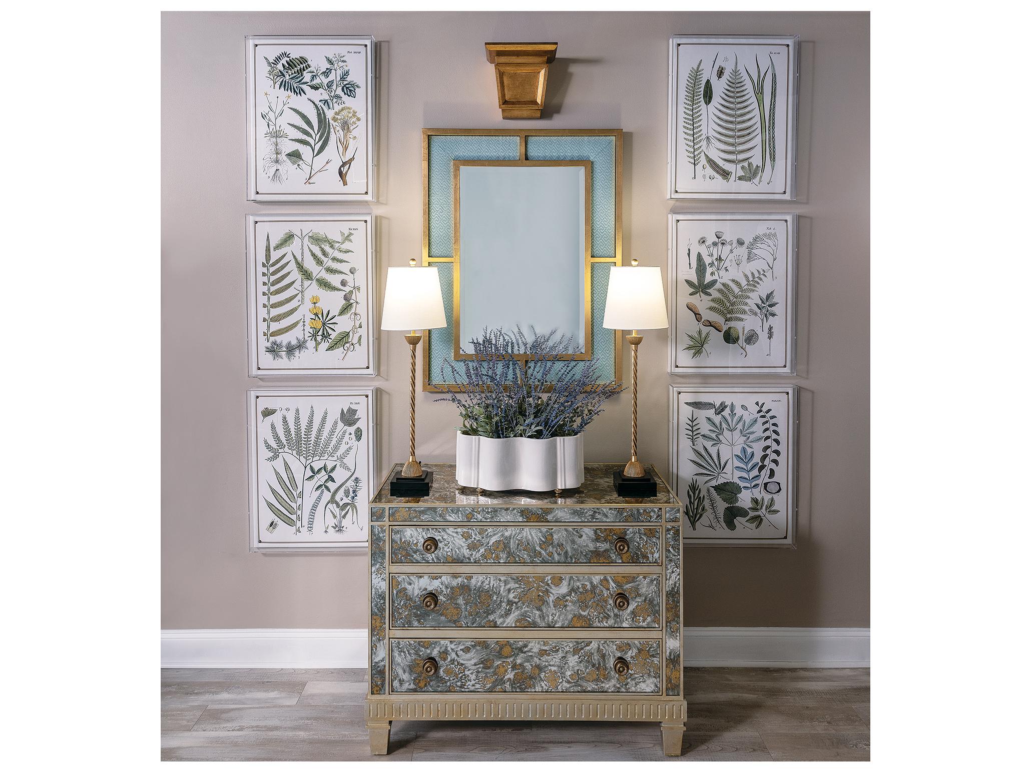 Port 68 Delfern Gold Buffet (Set Of 2)