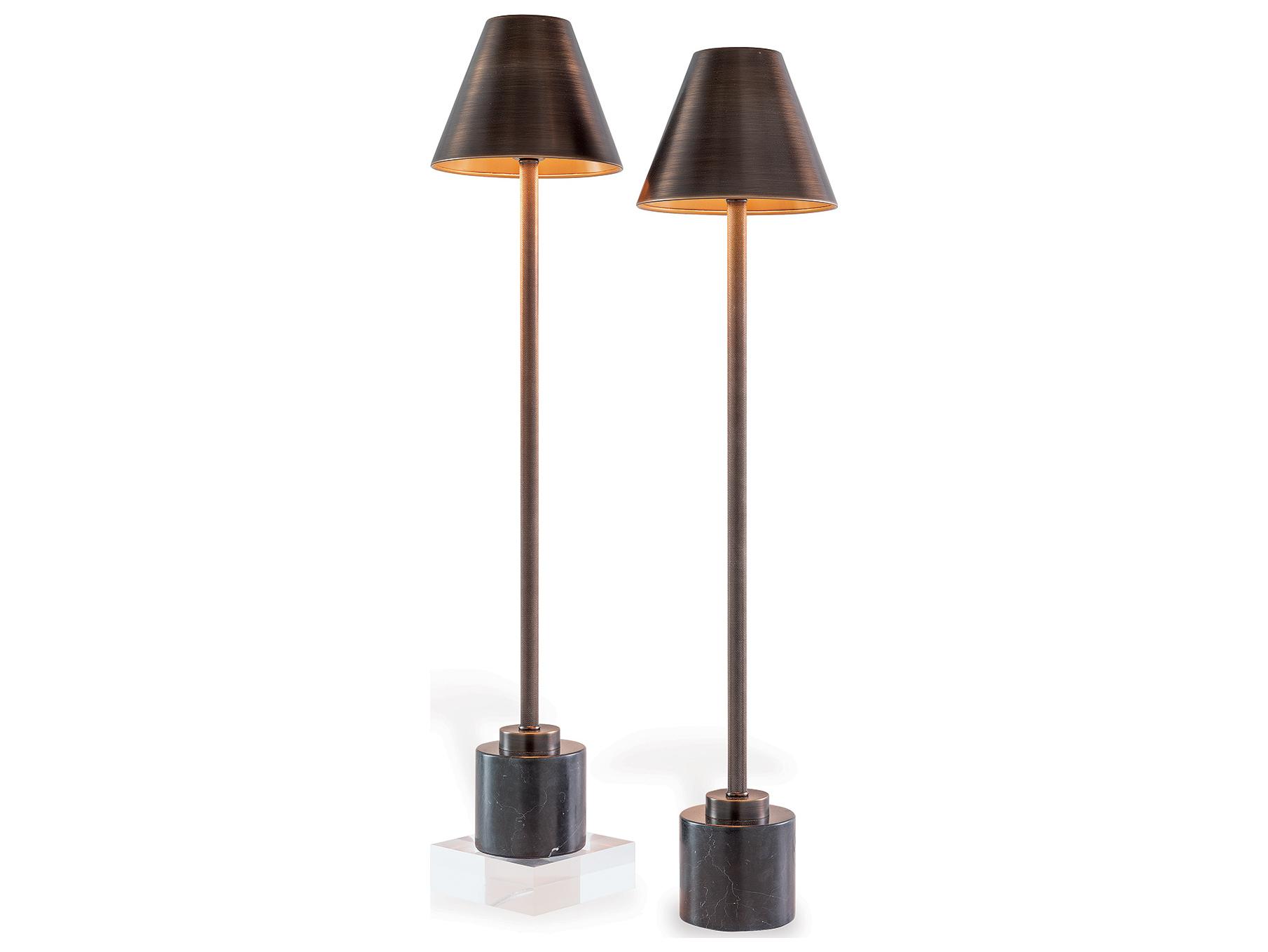 Port 68 Palament Buffet Lamp Bronze/Set Of 2 34"Hx8"D