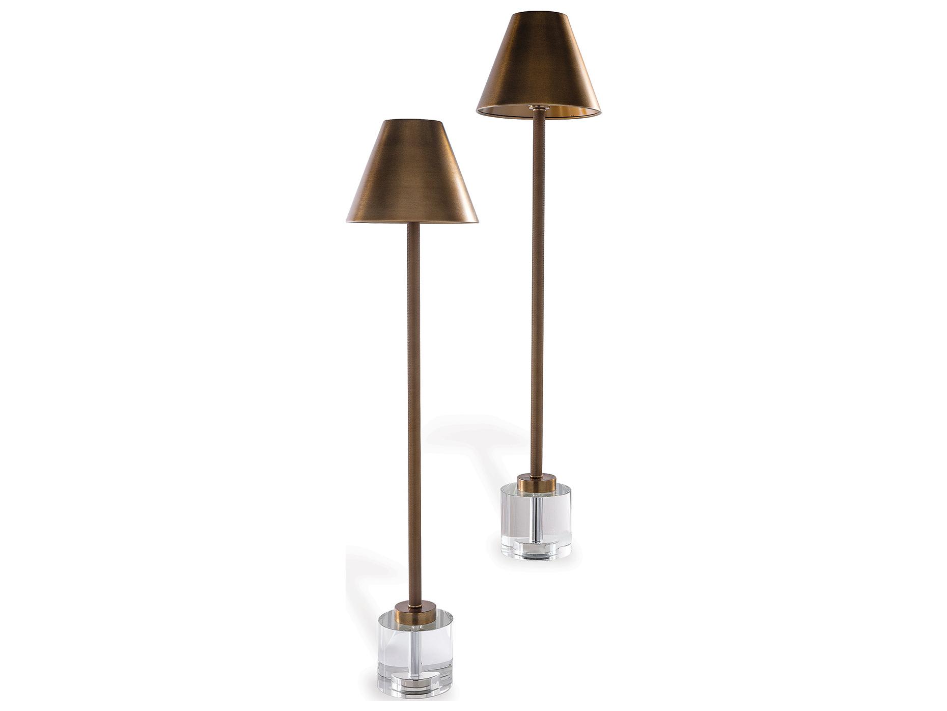 Port 68 Parliament Crystal/Brass Buffet Lamp (Set/2)