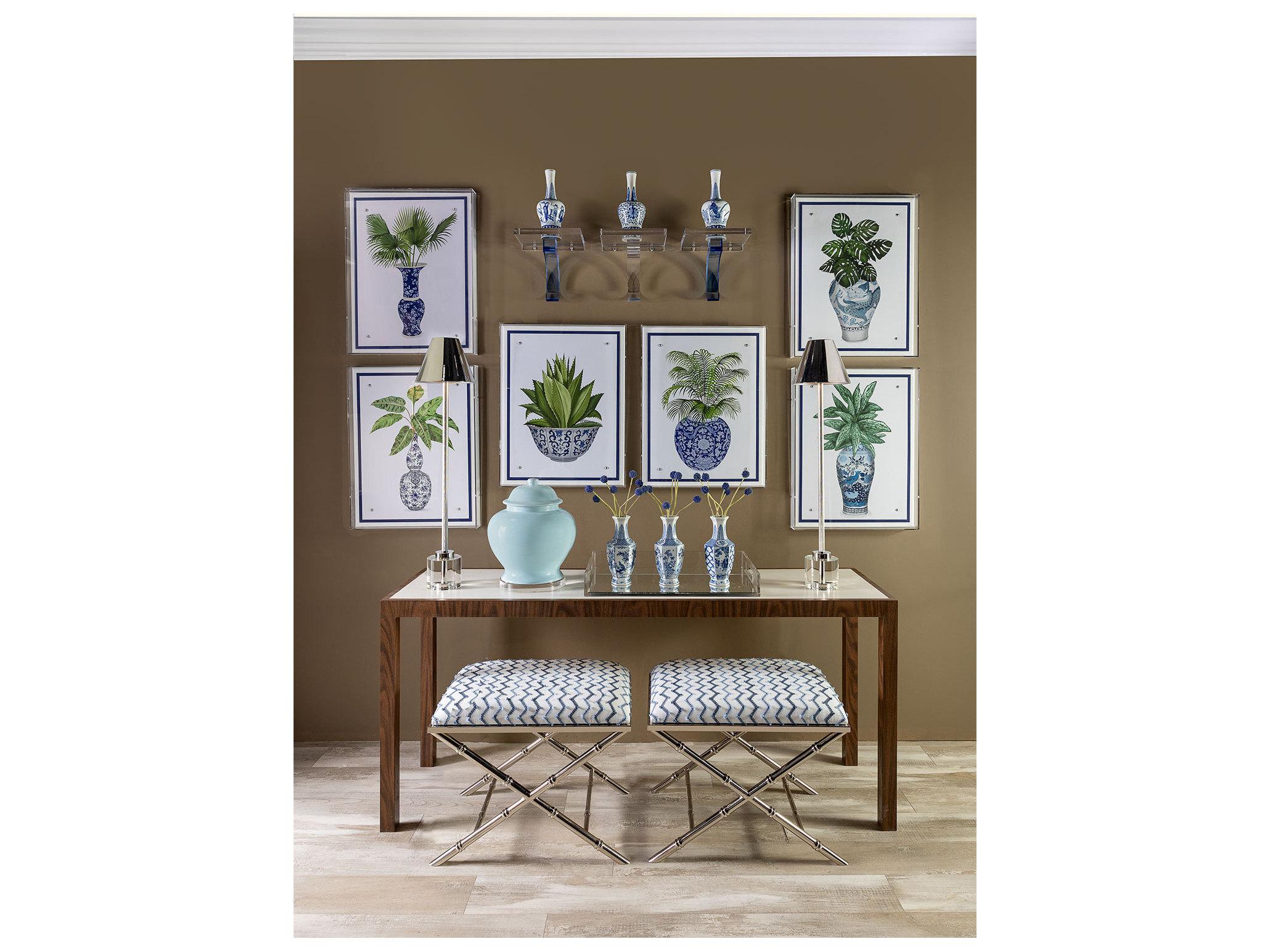 Port 68 Parliament Crystal/Nickel Buffet Lamp (Set/2)