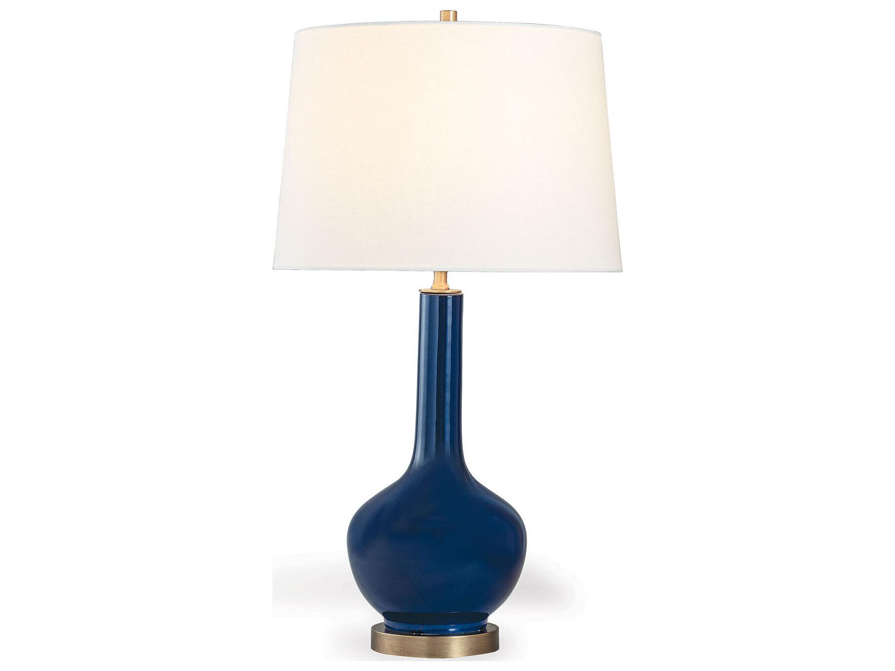 Port 68 Alex Navy Lamp 30"H