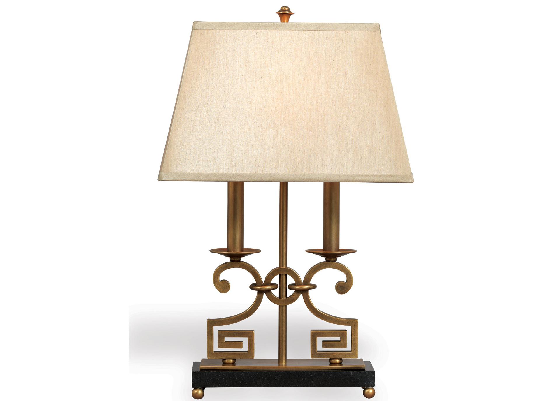 Port 68 Whitney Desk Lamp Brass 24H