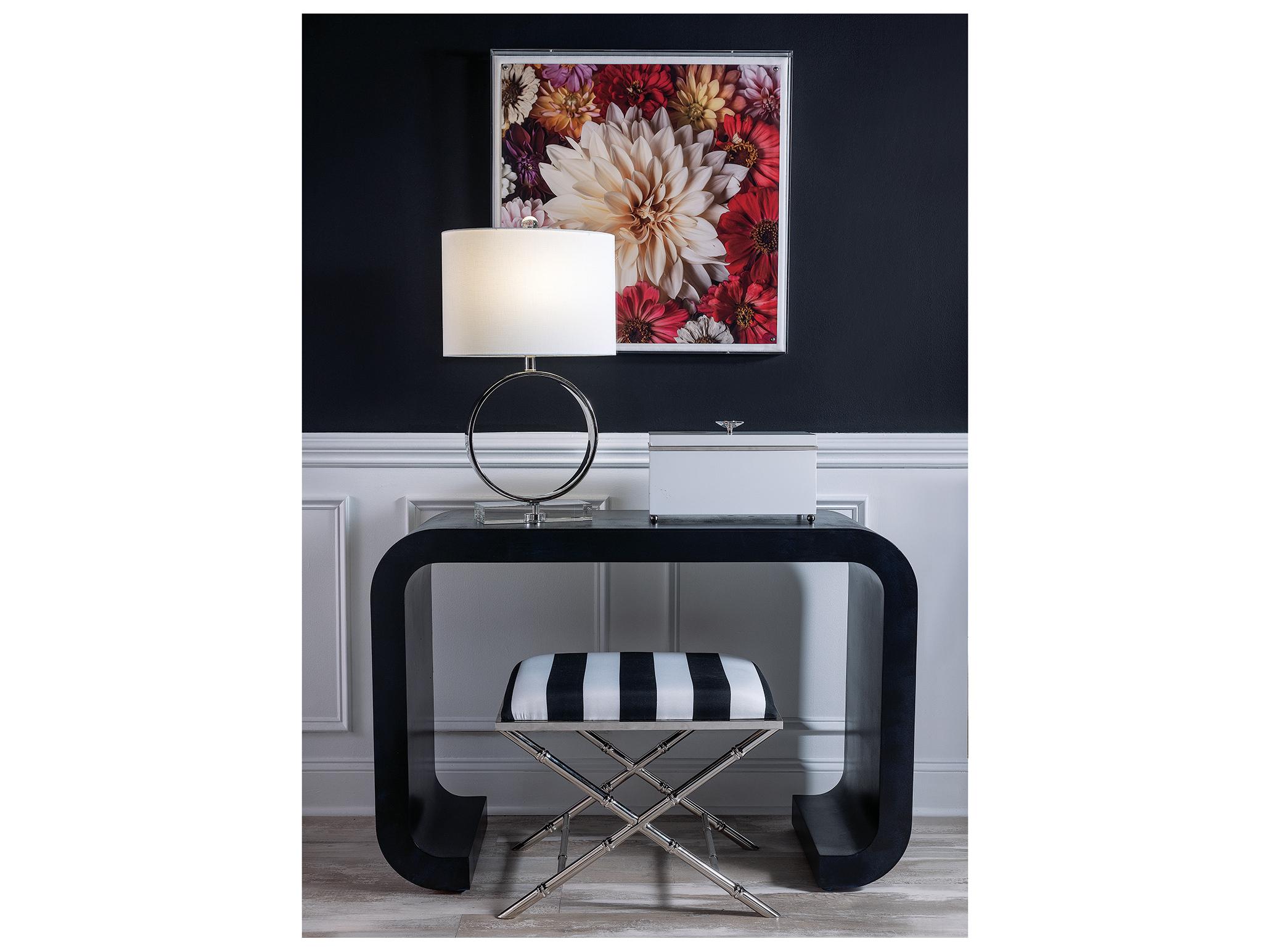 Port 68 Megan Crystal / Nickel Lamp