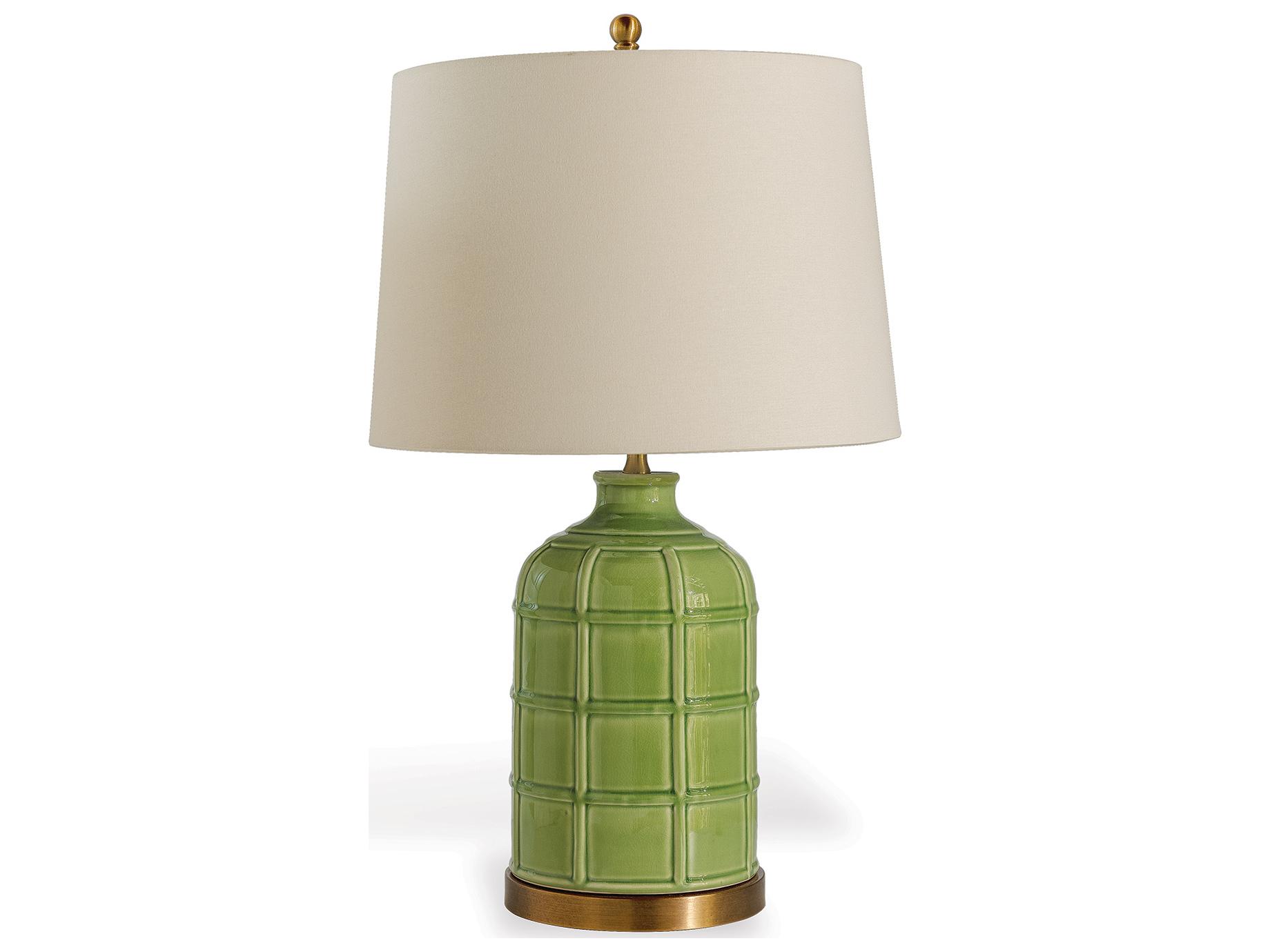 Port 68 Bamboo Garden  Apple Green Lamp