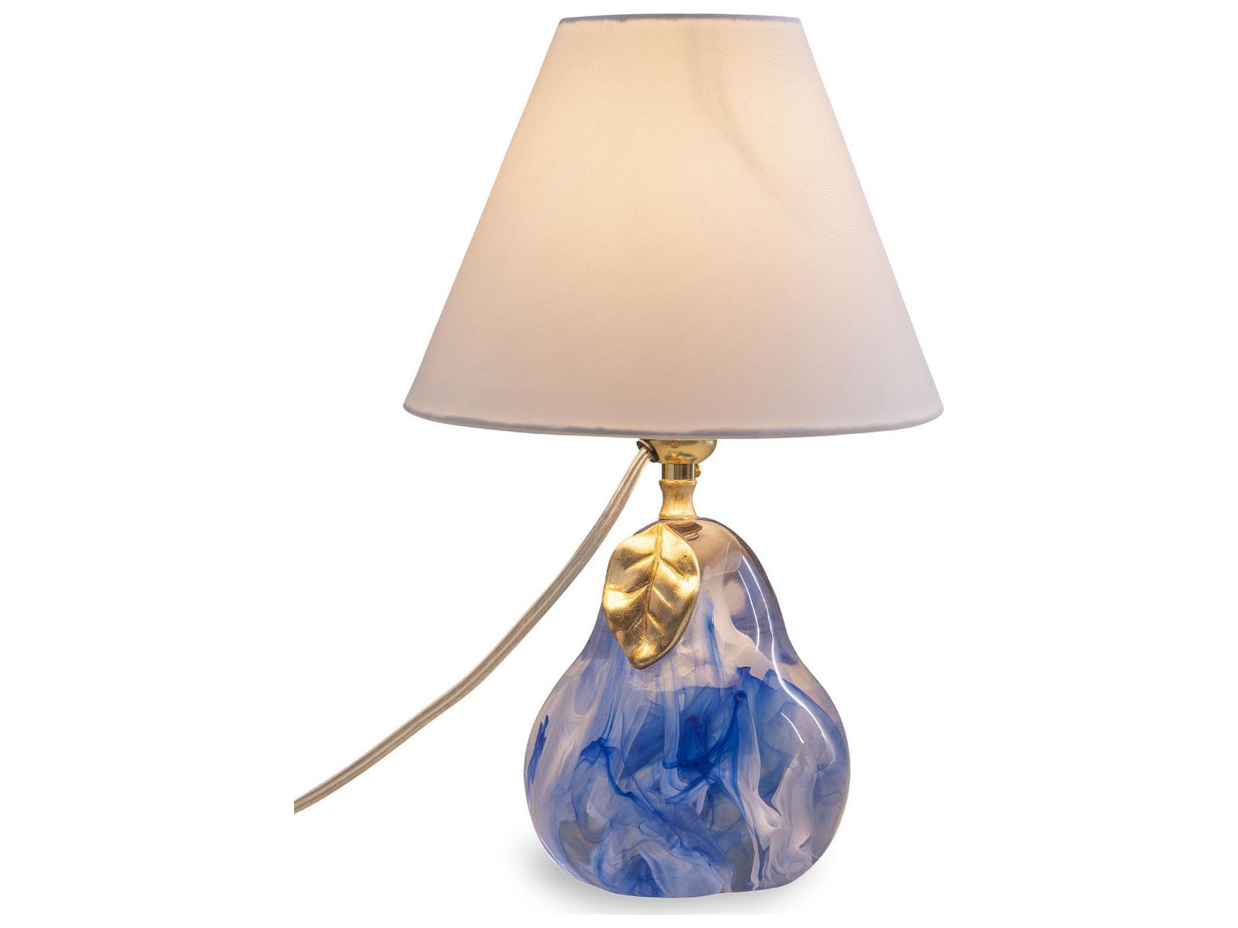 Port 68 Oceanic Blue Pear Lamp
