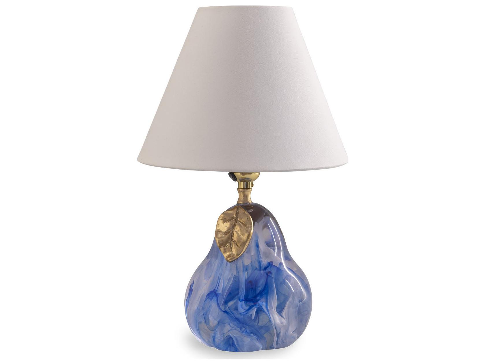 Port 68 Oceanic Blue Pear Lamp