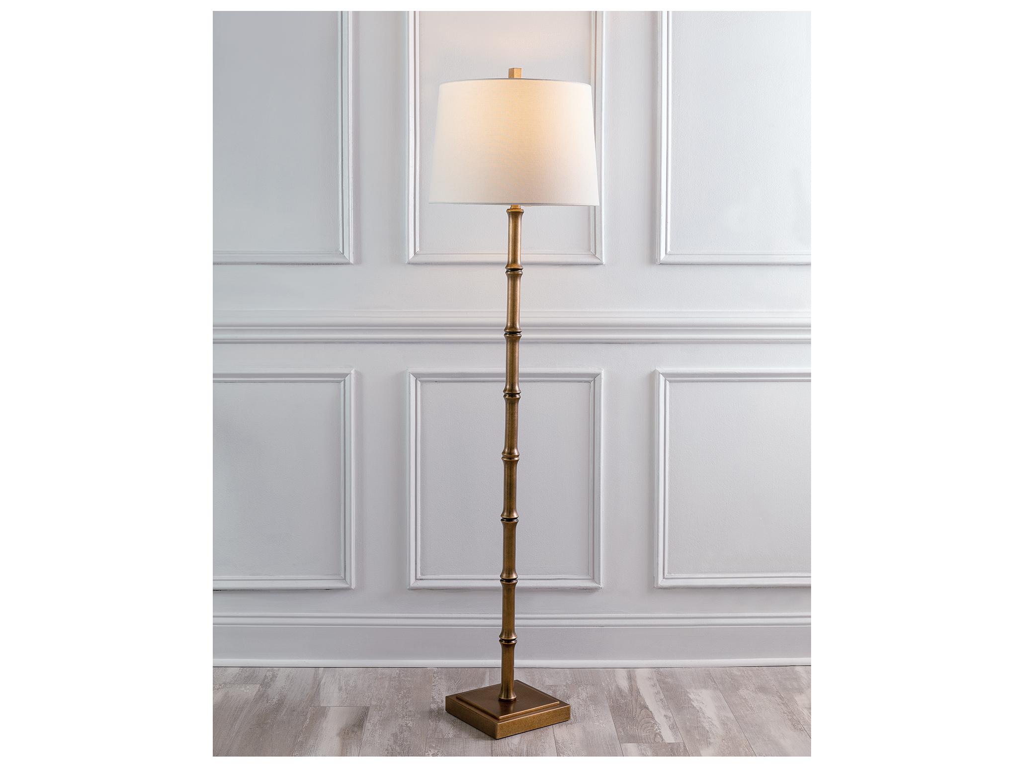 Port 68 Lauderdale Floor Lamp Brass 63"H X 17"Dia