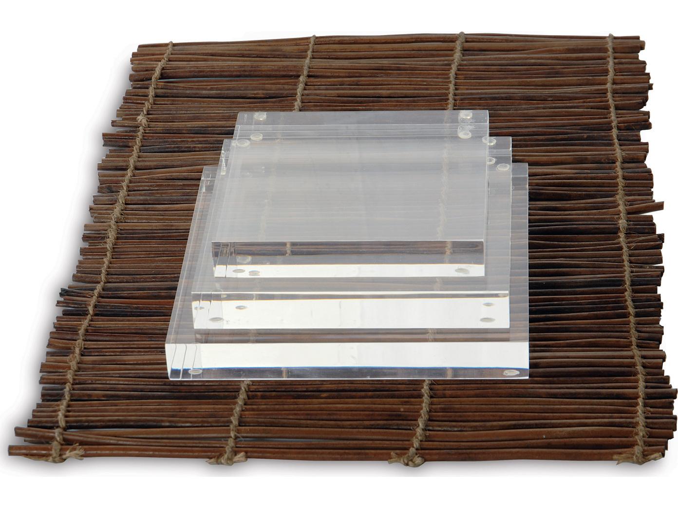 Port 68 Acrylic Stand Square 7" (Set Of 2)