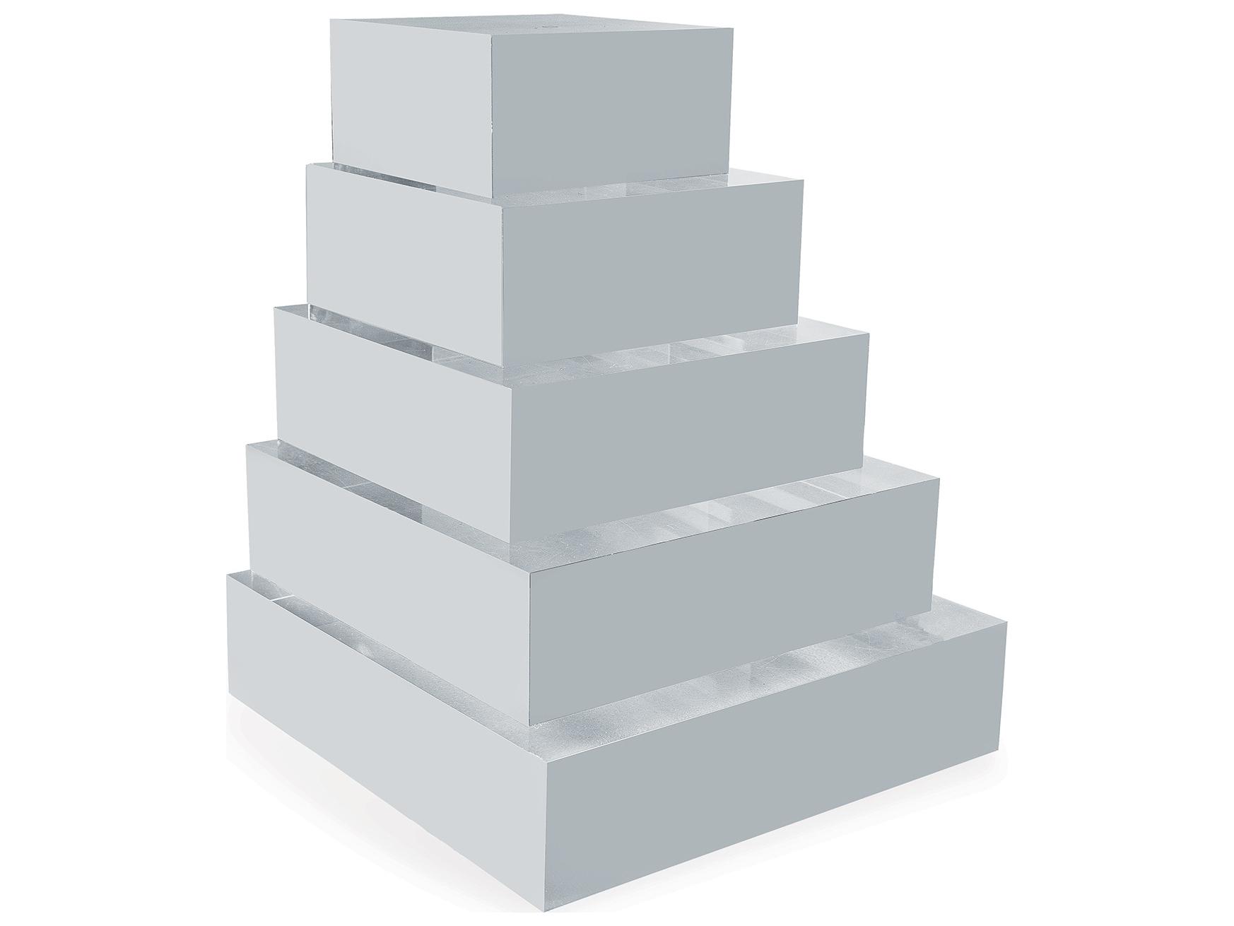 Port 68 Acrylic Stand Square 4" (Set Of 2)