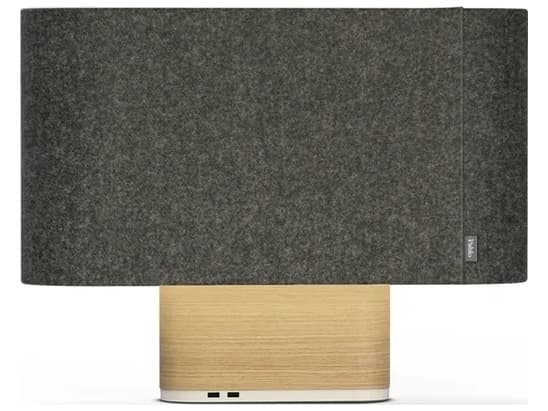 Pablo Belmont Graphite Oak Black Table Lamp