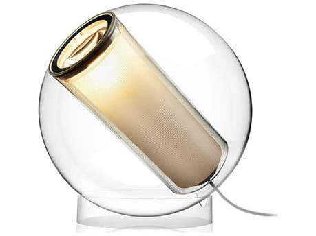 Pablo Bel Occhio White Acrylic Sphere Table Lamp