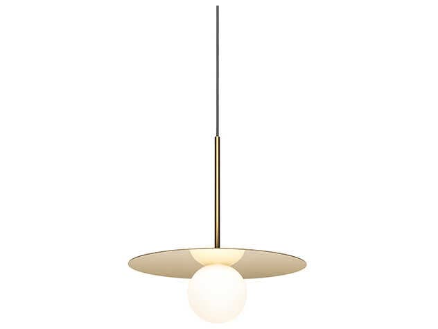 Pablo Bola Disc 1-Light Globe Mini Pendant