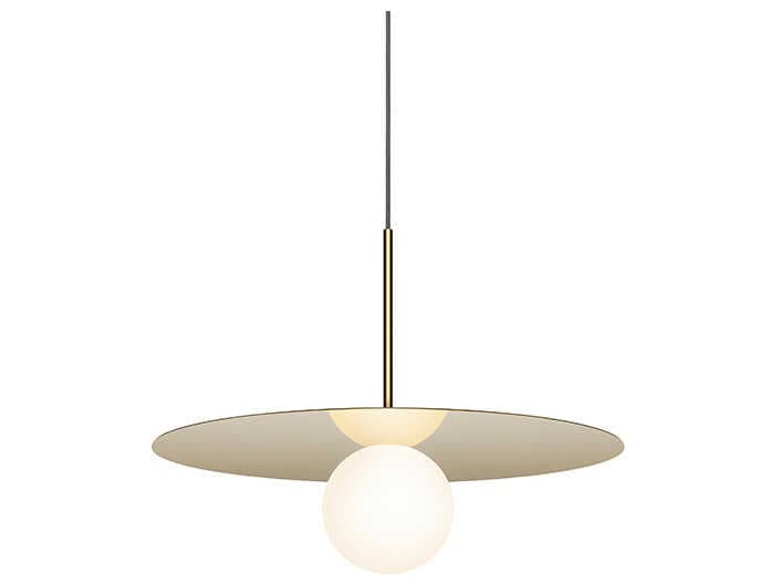 Pablo Bola Disc 1-Light Globe Pendant