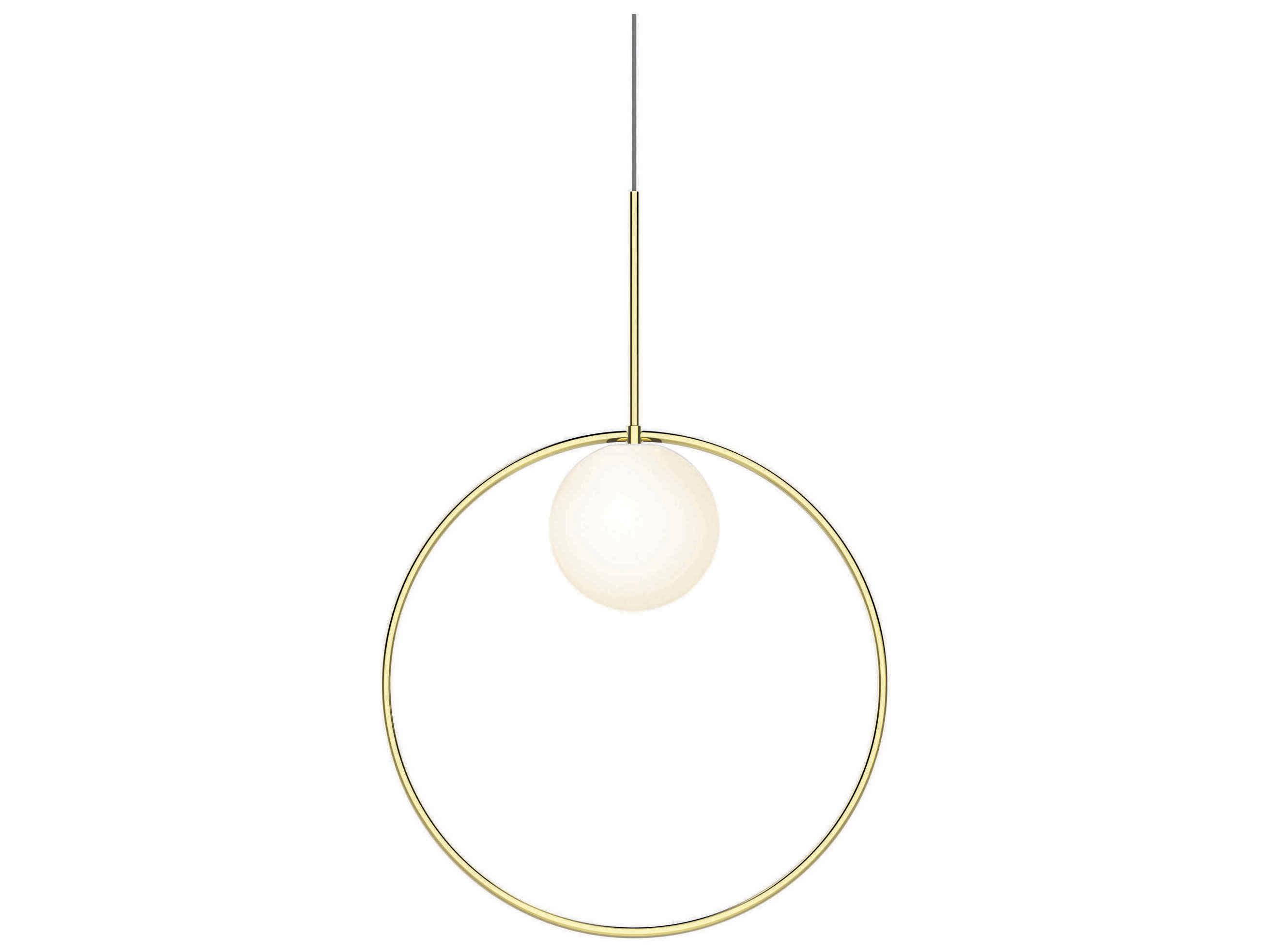 Pablo Bola Halo 1-Light Globe Round Pendant